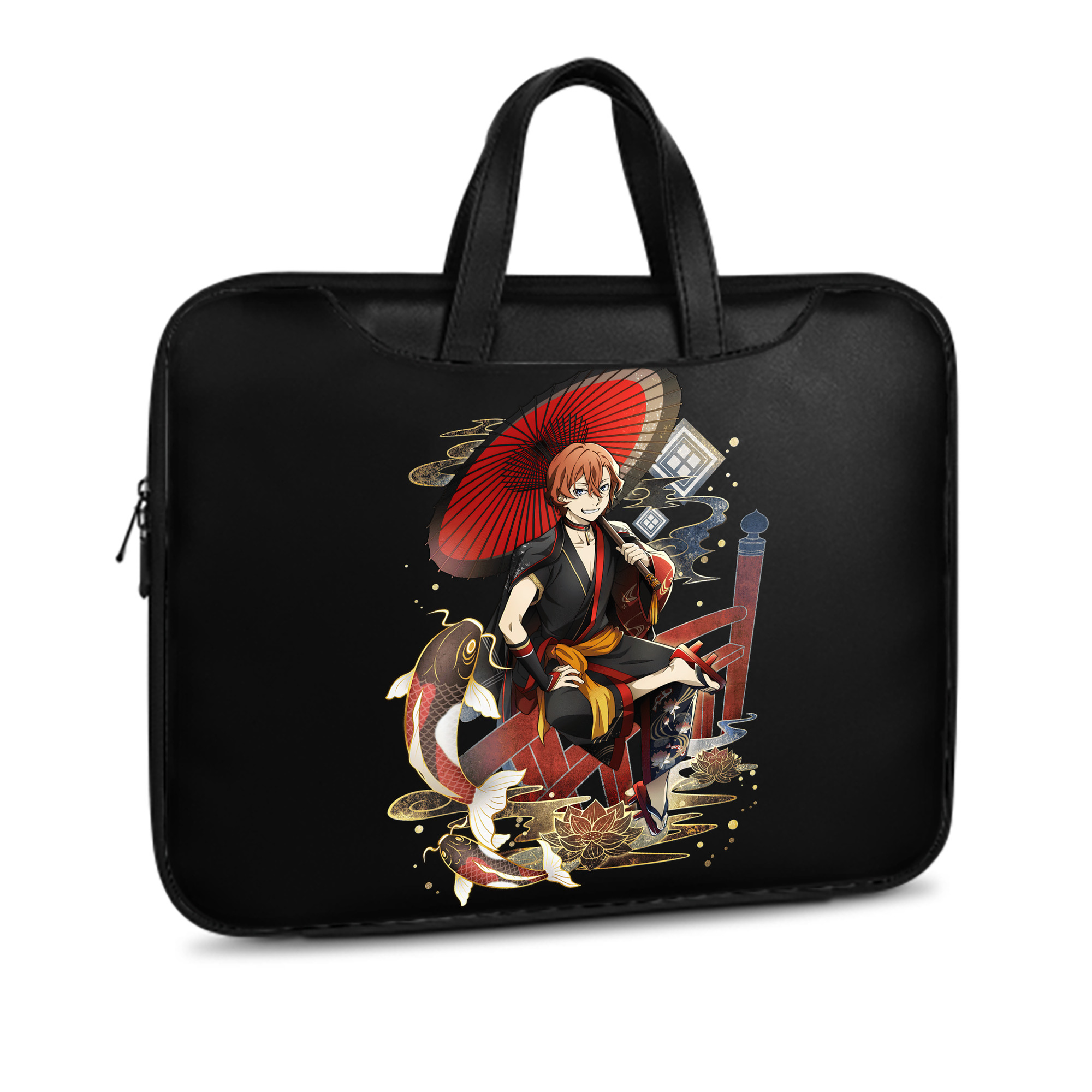 （画像用） 文豪ストレイドッグス Bungo Stray Dogs レザーラップトップバッグ　ノートパソコンケース