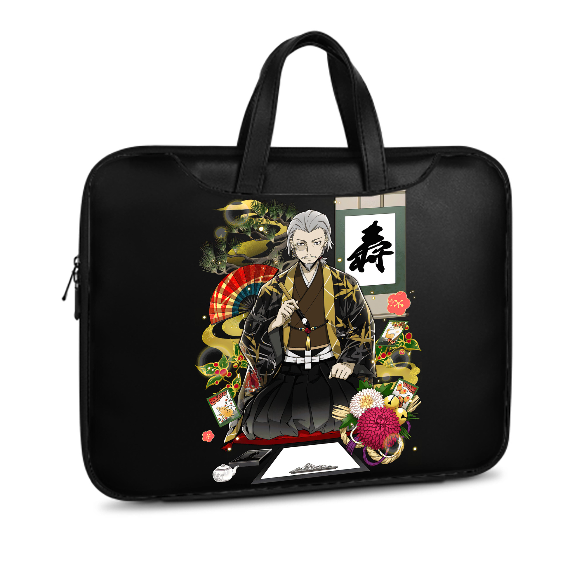 （画像用） 文豪ストレイドッグス Bungo Stray Dogs レザーラップトップバッグ　ノートパソコンケース