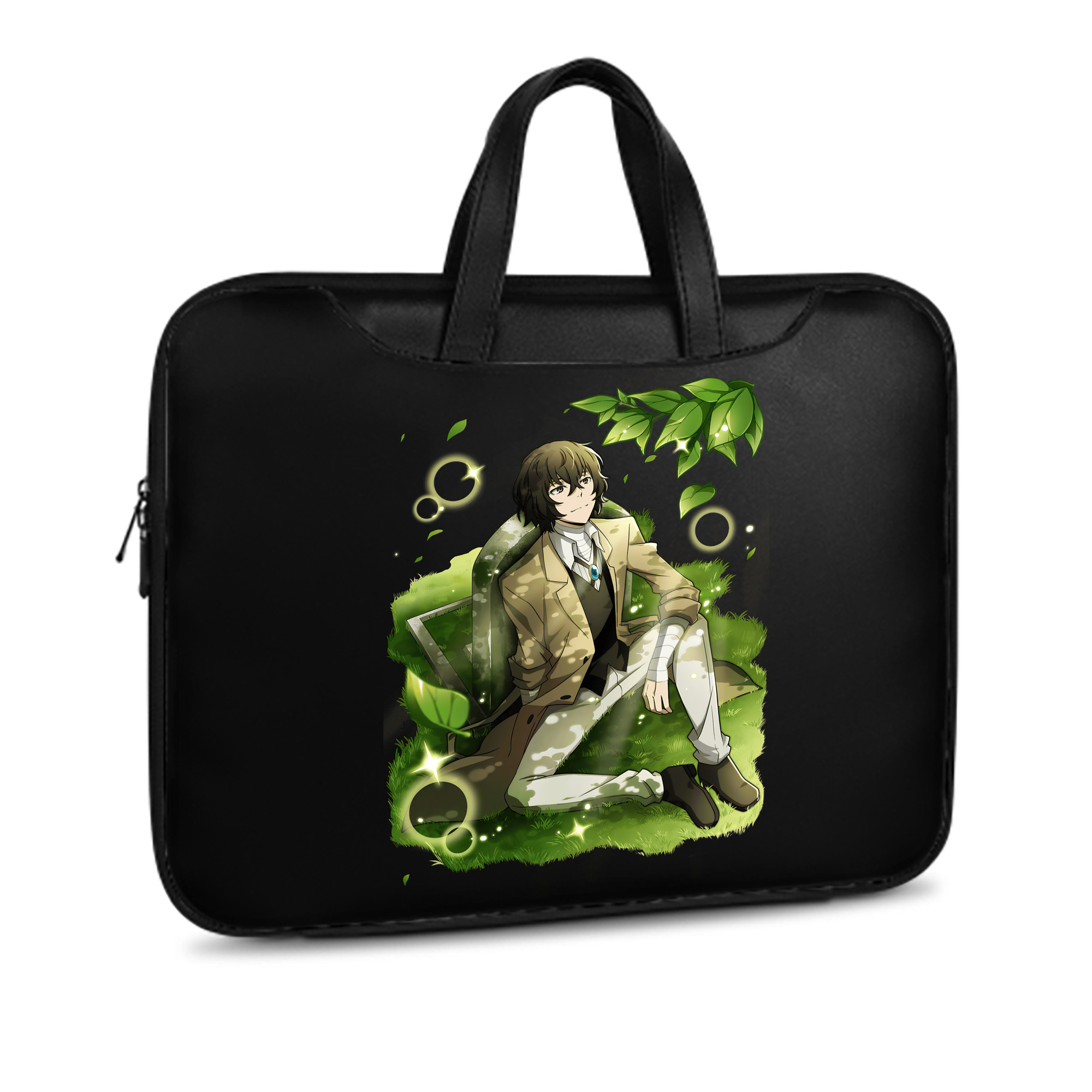 （画像用） 文豪ストレイドッグス Bungo Stray Dogs レザーラップトップバッグ　ノートパソコンケース