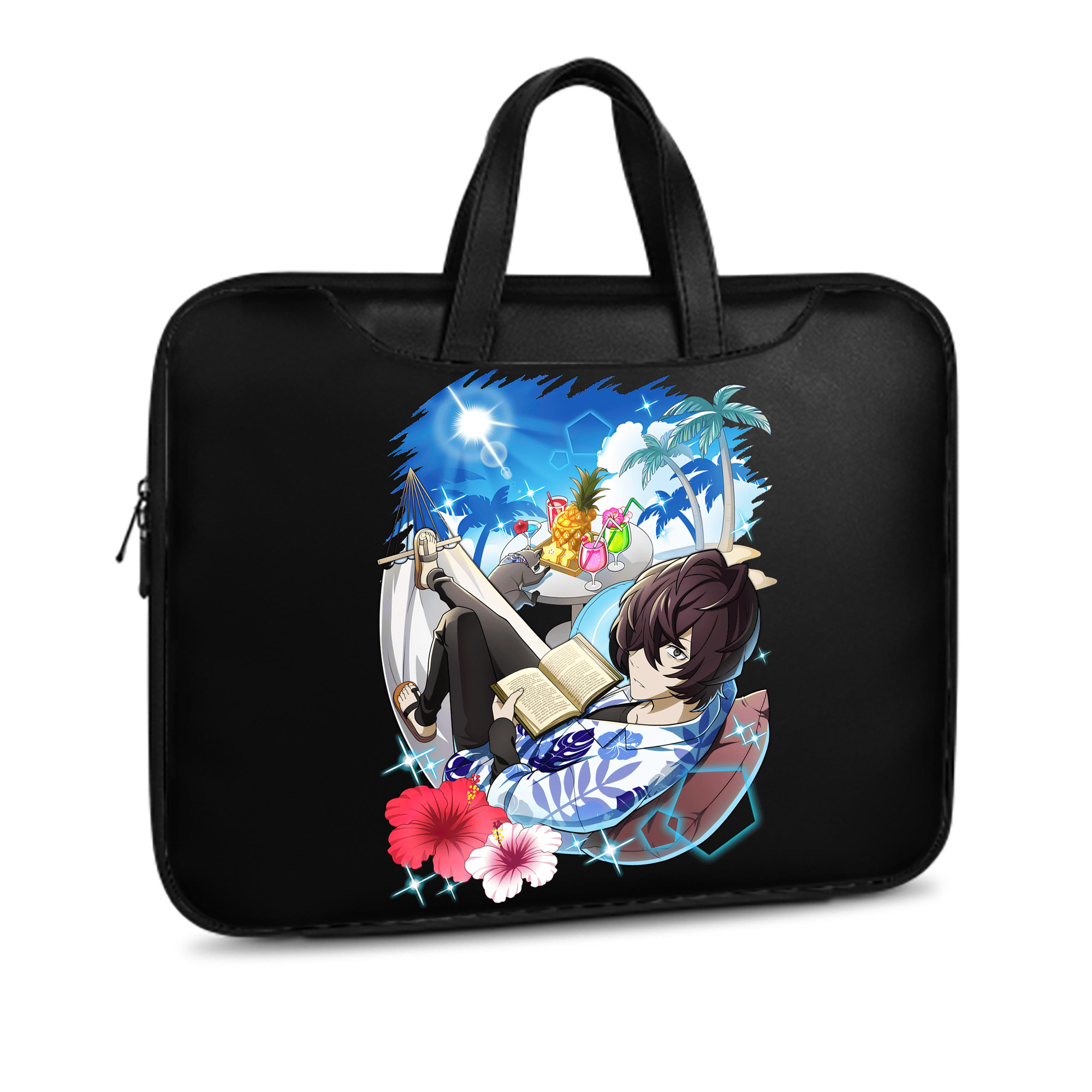 （画像用） 文豪ストレイドッグス Bungo Stray Dogs レザーラップトップバッグ　ノートパソコンケース