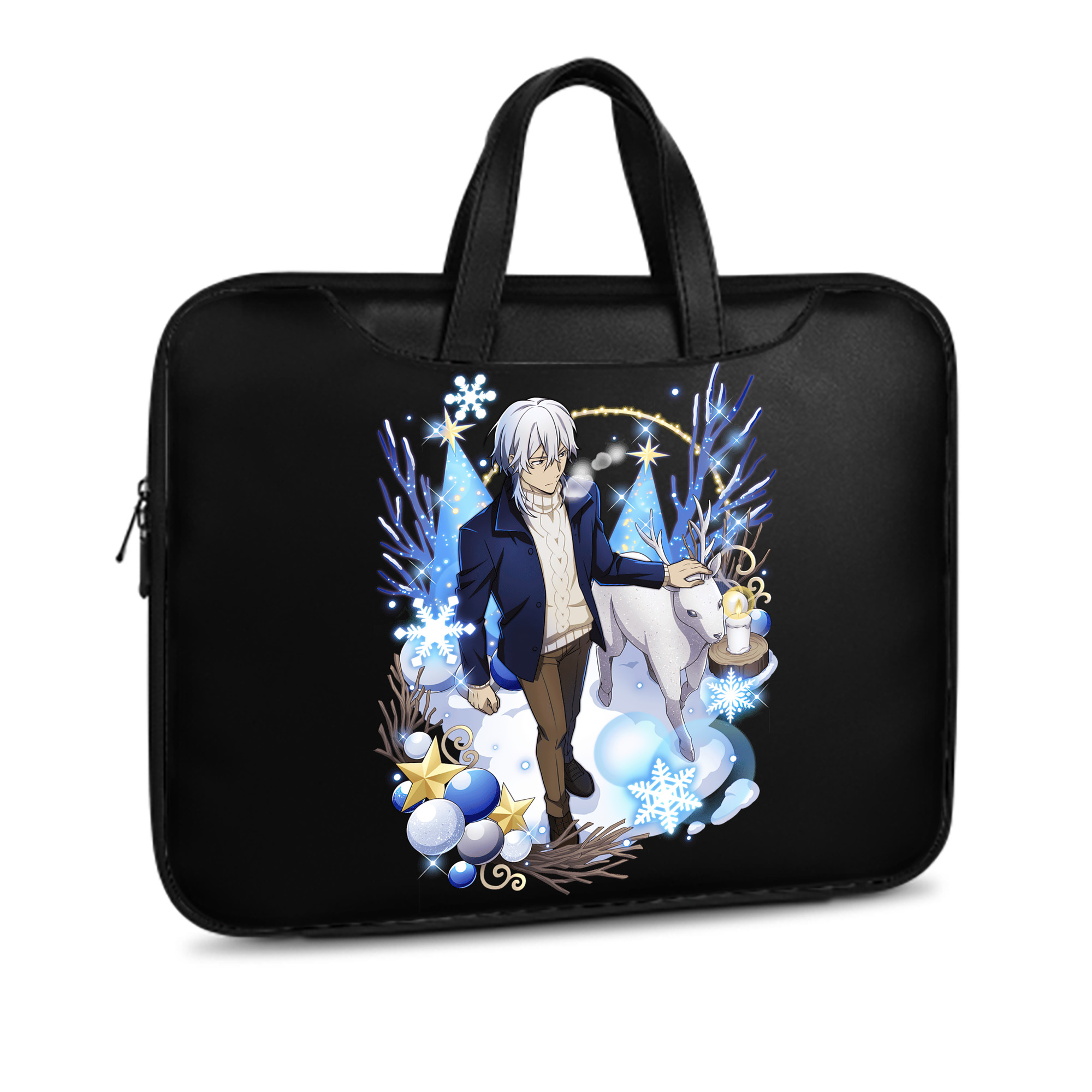 （画像用） 文豪ストレイドッグス Bungo Stray Dogs レザーラップトップバッグ　ノートパソコンケース
