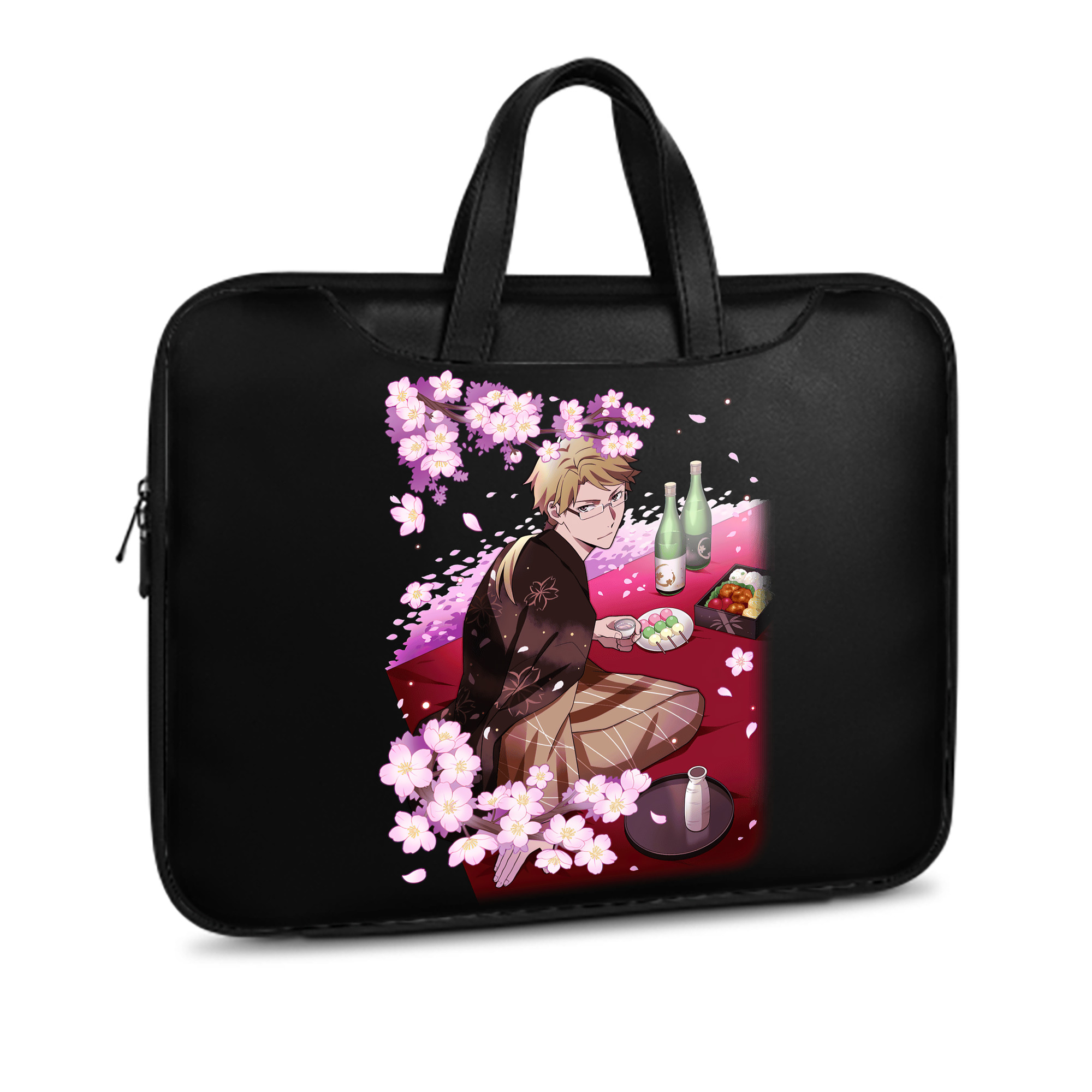 （画像用） 文豪ストレイドッグス Bungo Stray Dogs レザーラップトップバッグ　ノートパソコンケース