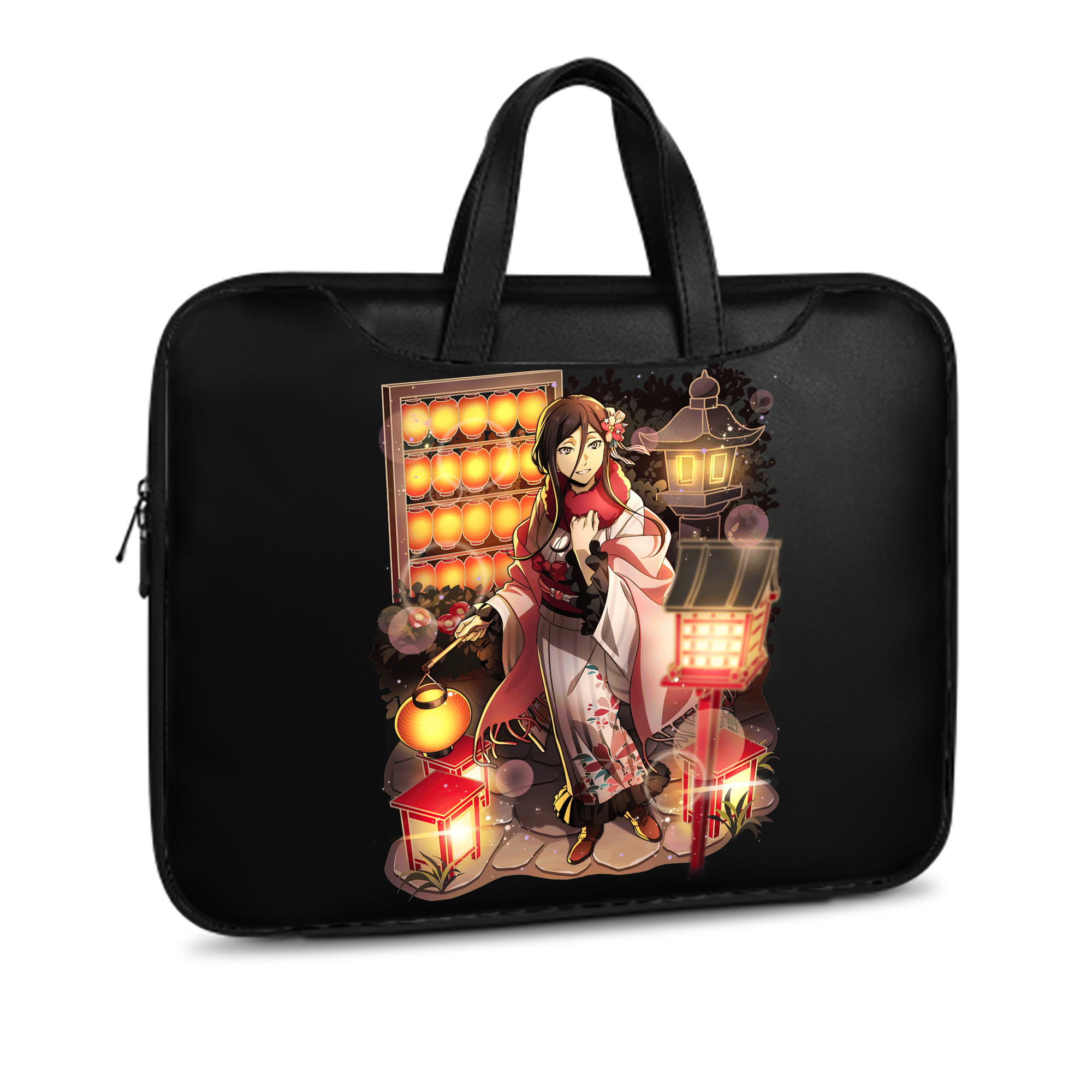（画像用） 文豪ストレイドッグス Bungo Stray Dogs レザーラップトップバッグ　ノートパソコンケース