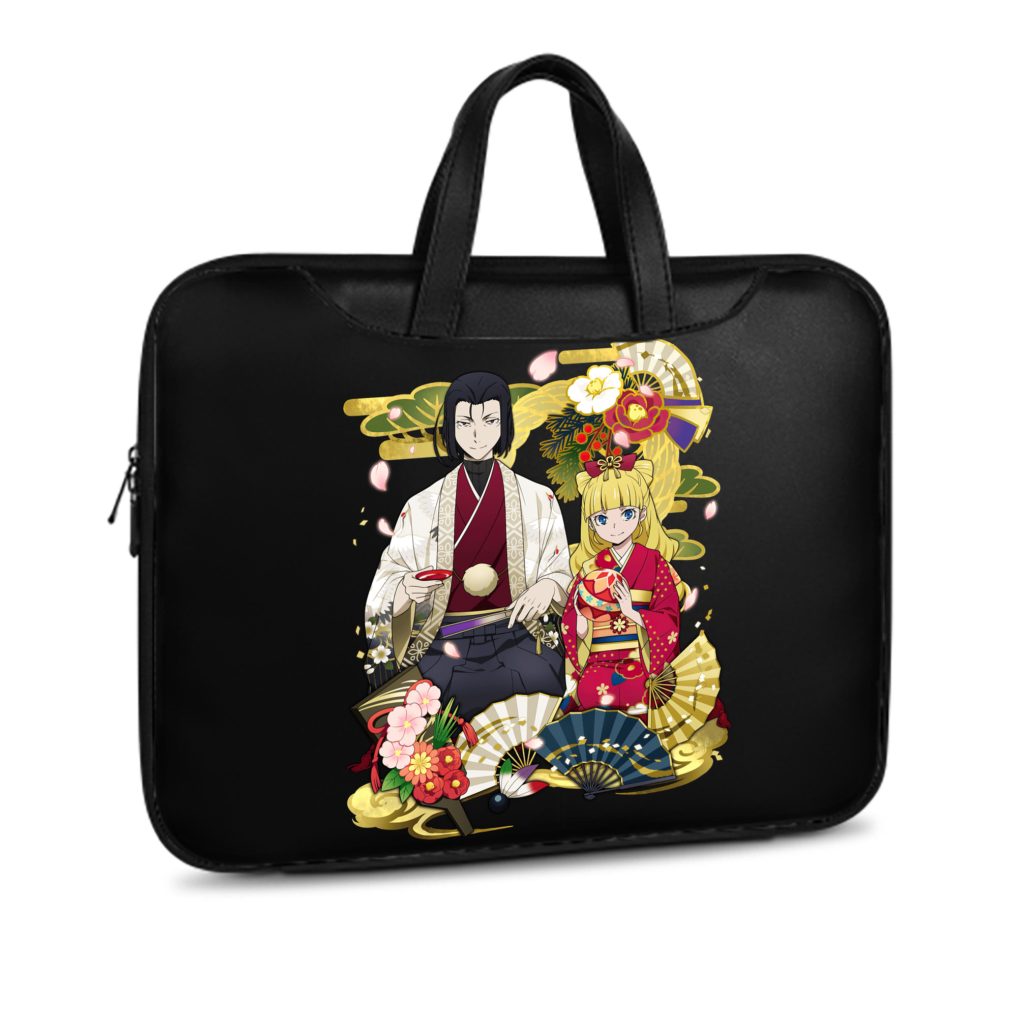 （画像用） 文豪ストレイドッグス Bungo Stray Dogs レザーラップトップバッグ　ノートパソコンケース
