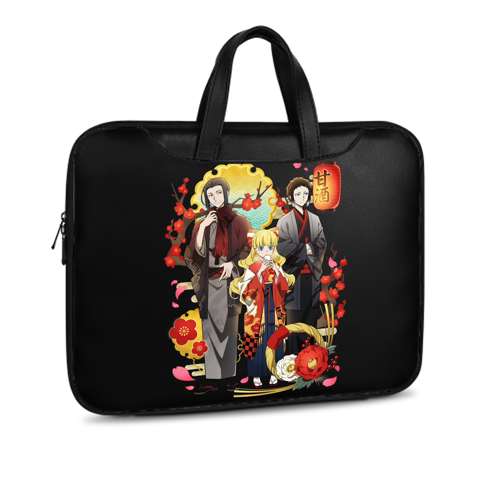 （画像用） 文豪ストレイドッグス Bungo Stray Dogs レザーラップトップバッグ　ノートパソコンケース