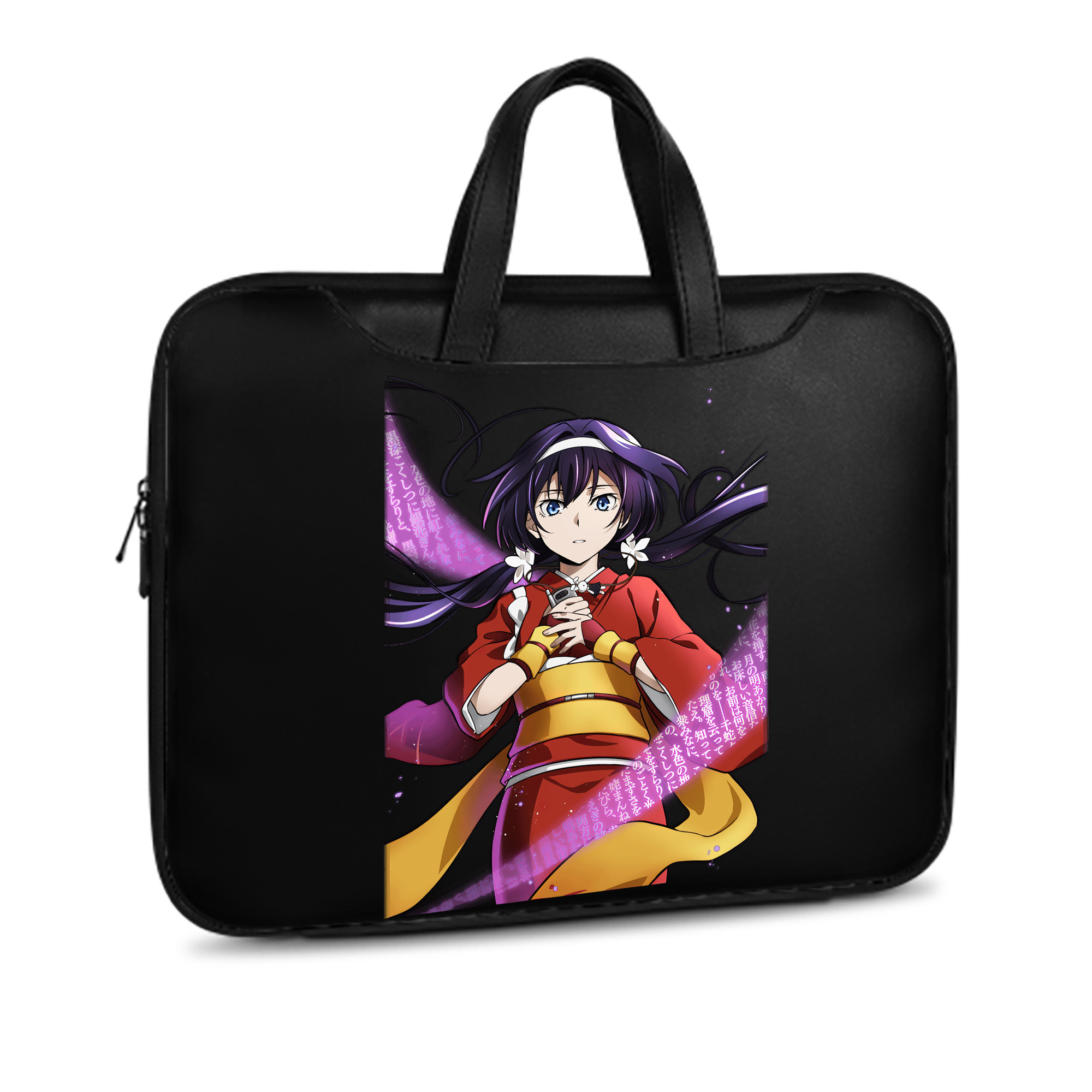 （画像用） 文豪ストレイドッグス Bungo Stray Dogs レザーラップトップバッグ　ノートパソコンケース