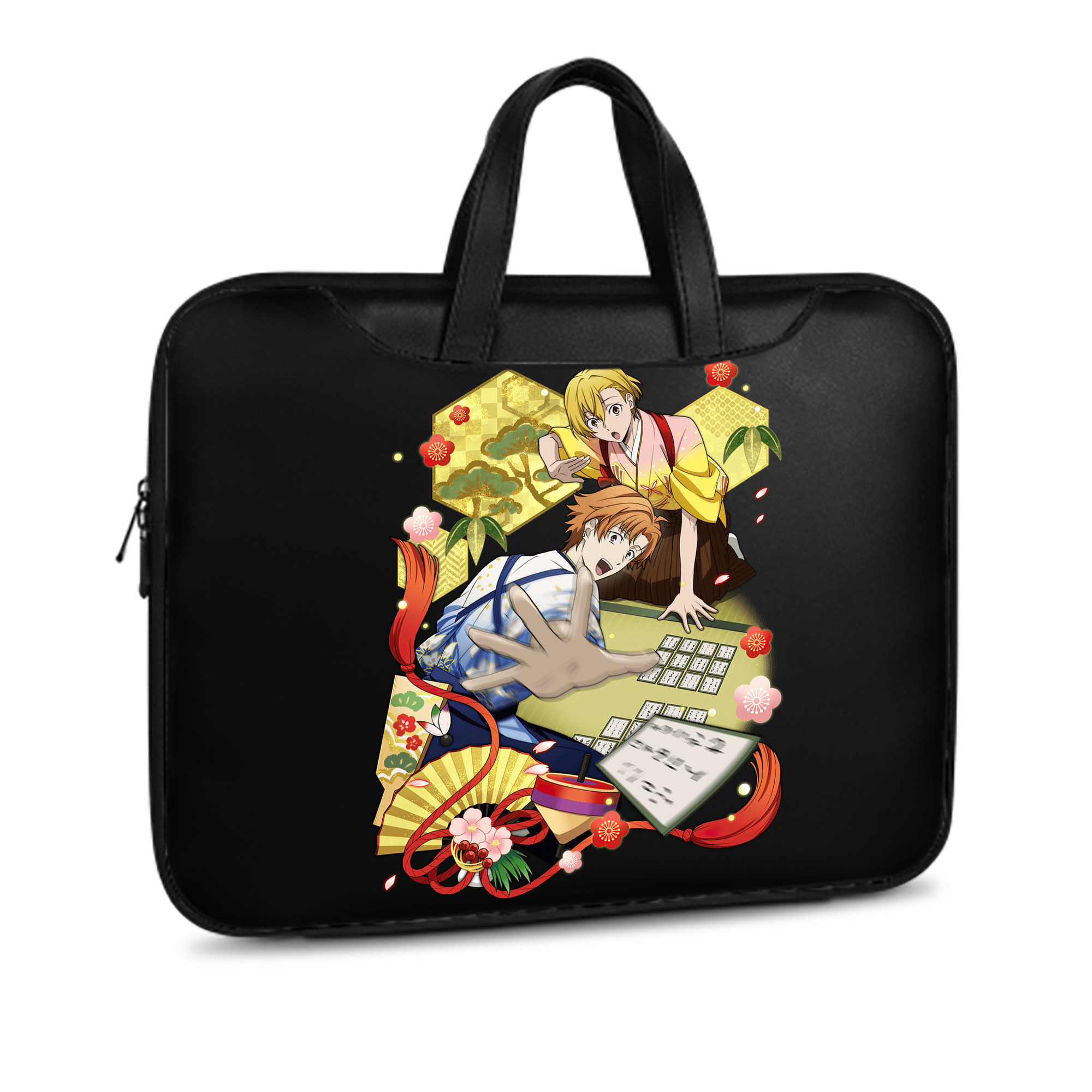 （画像用） 文豪ストレイドッグス Bungo Stray Dogs レザーラップトップバッグ　ノートパソコンケース