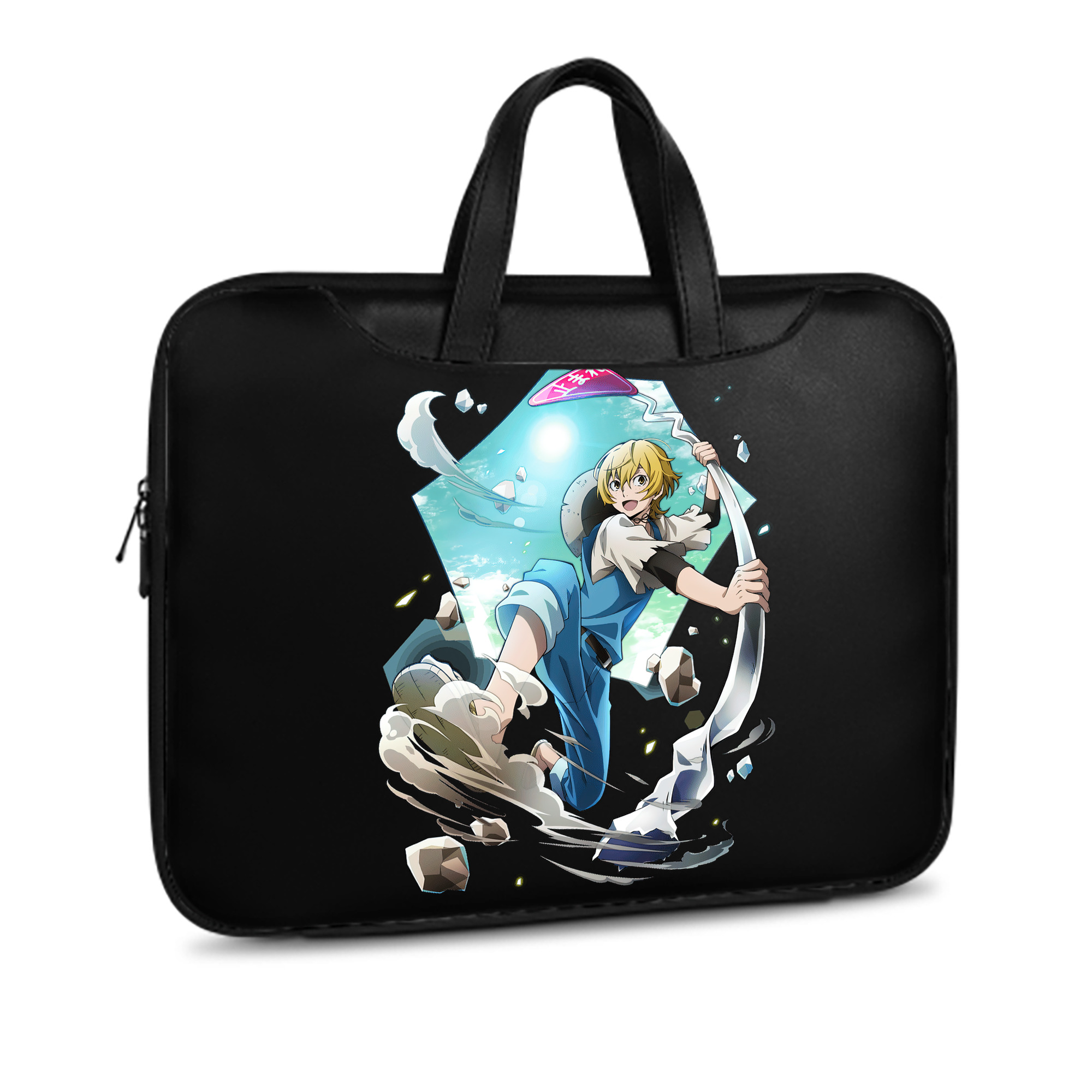 （画像用） 文豪ストレイドッグス Bungo Stray Dogs レザーラップトップバッグ　ノートパソコンケース