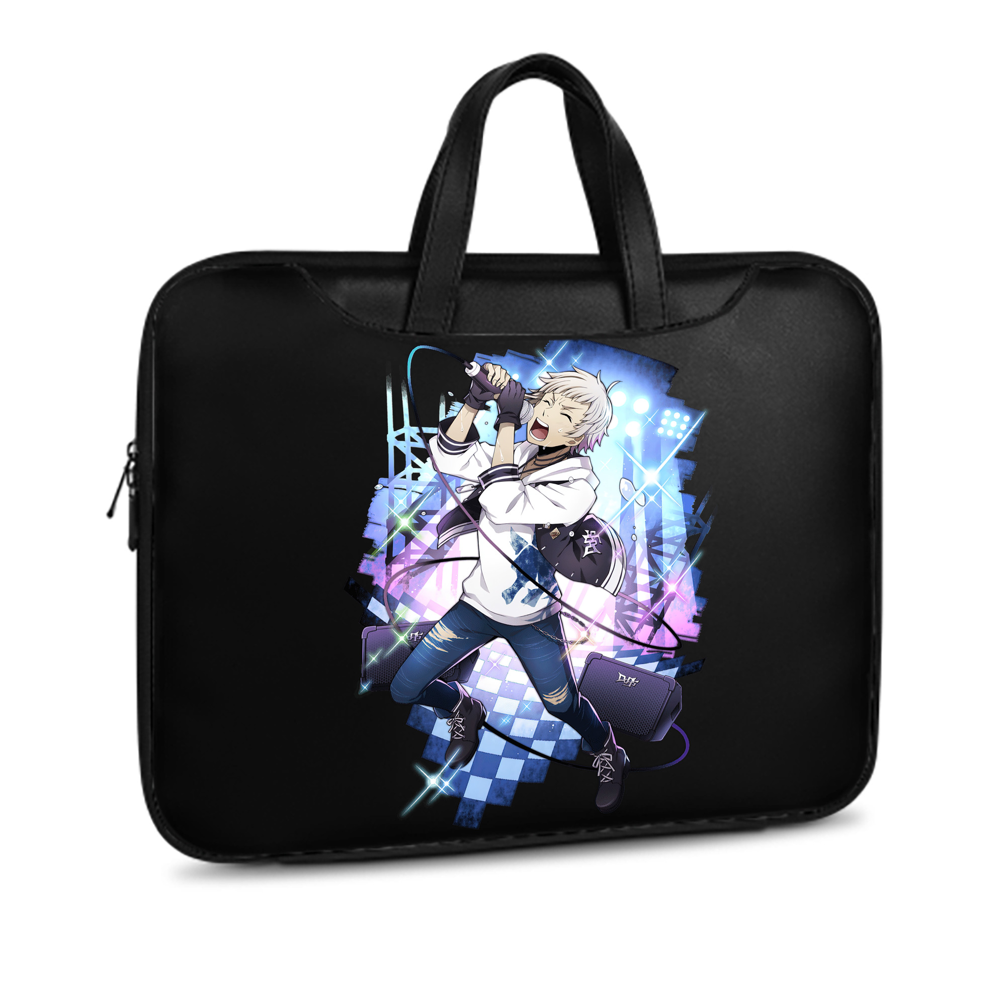 （画像用） 文豪ストレイドッグス Bungo Stray Dogs レザーラップトップバッグ　ノートパソコンケース