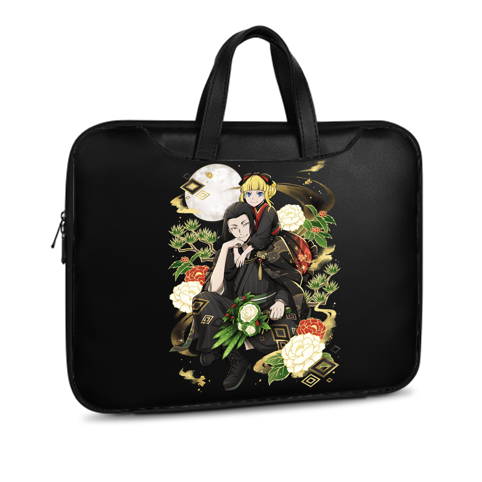 （画像用） 文豪ストレイドッグス Bungo Stray Dogs レザーラップトップバッグ　ノートパソコンケース
