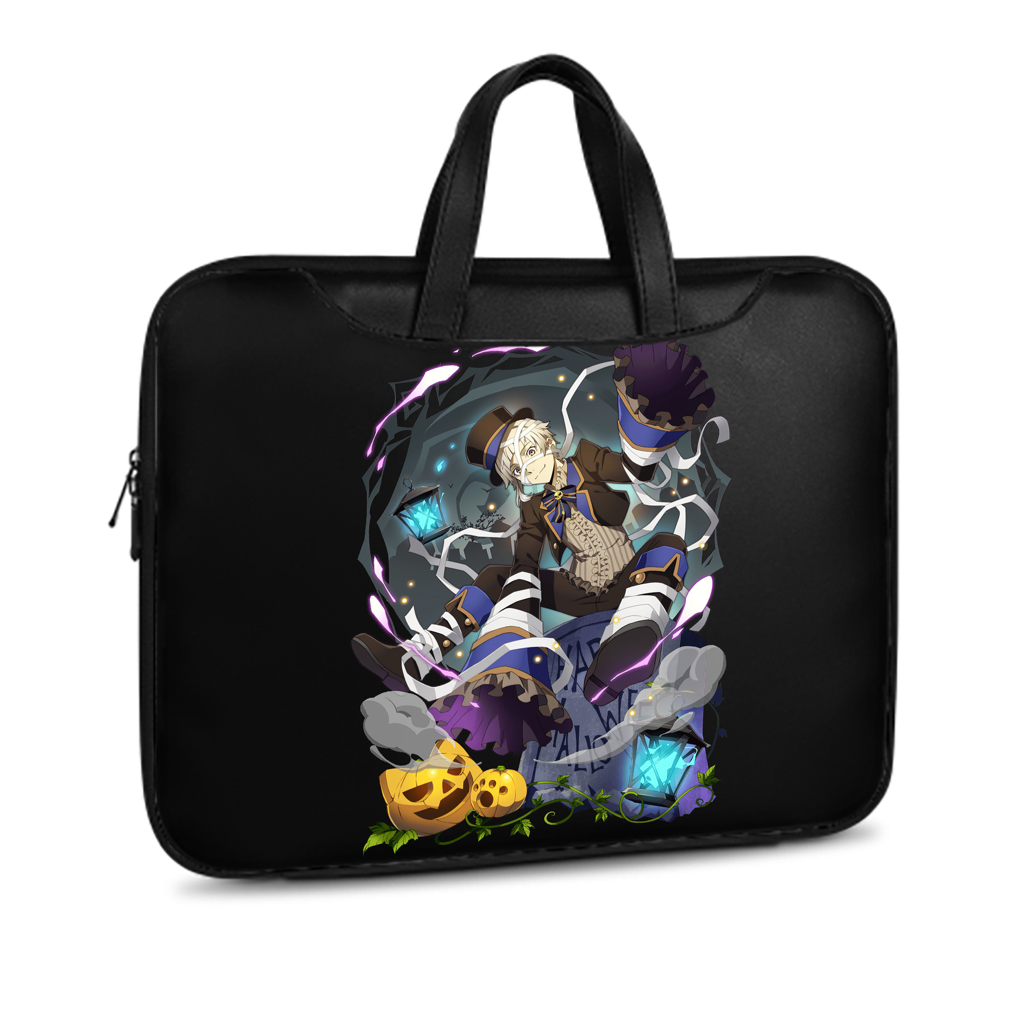 （画像用） 文豪ストレイドッグス Bungo Stray Dogs レザーラップトップバッグ　ノートパソコンケース