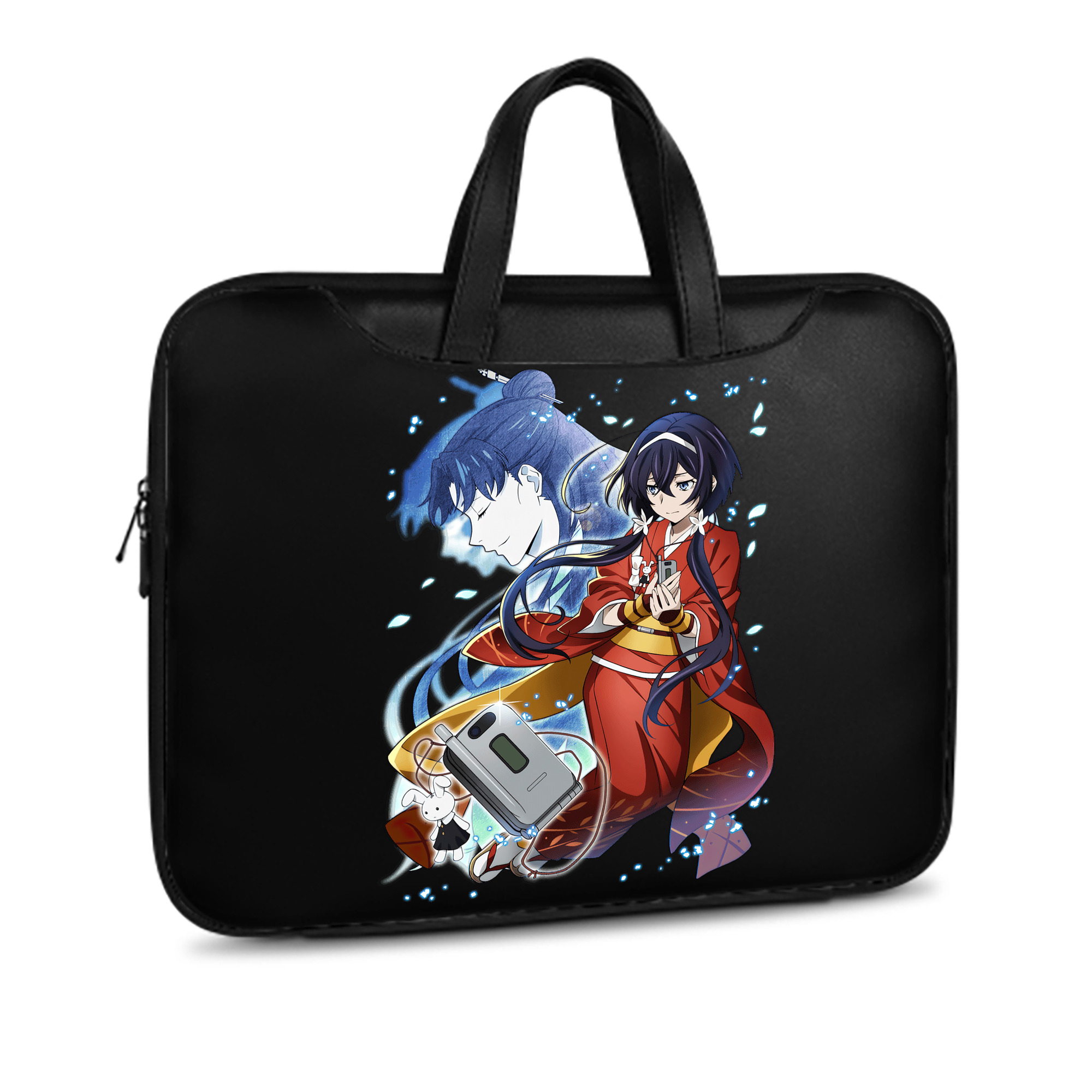 （画像用） 文豪ストレイドッグス Bungo Stray Dogs レザーラップトップバッグ　ノートパソコンケース