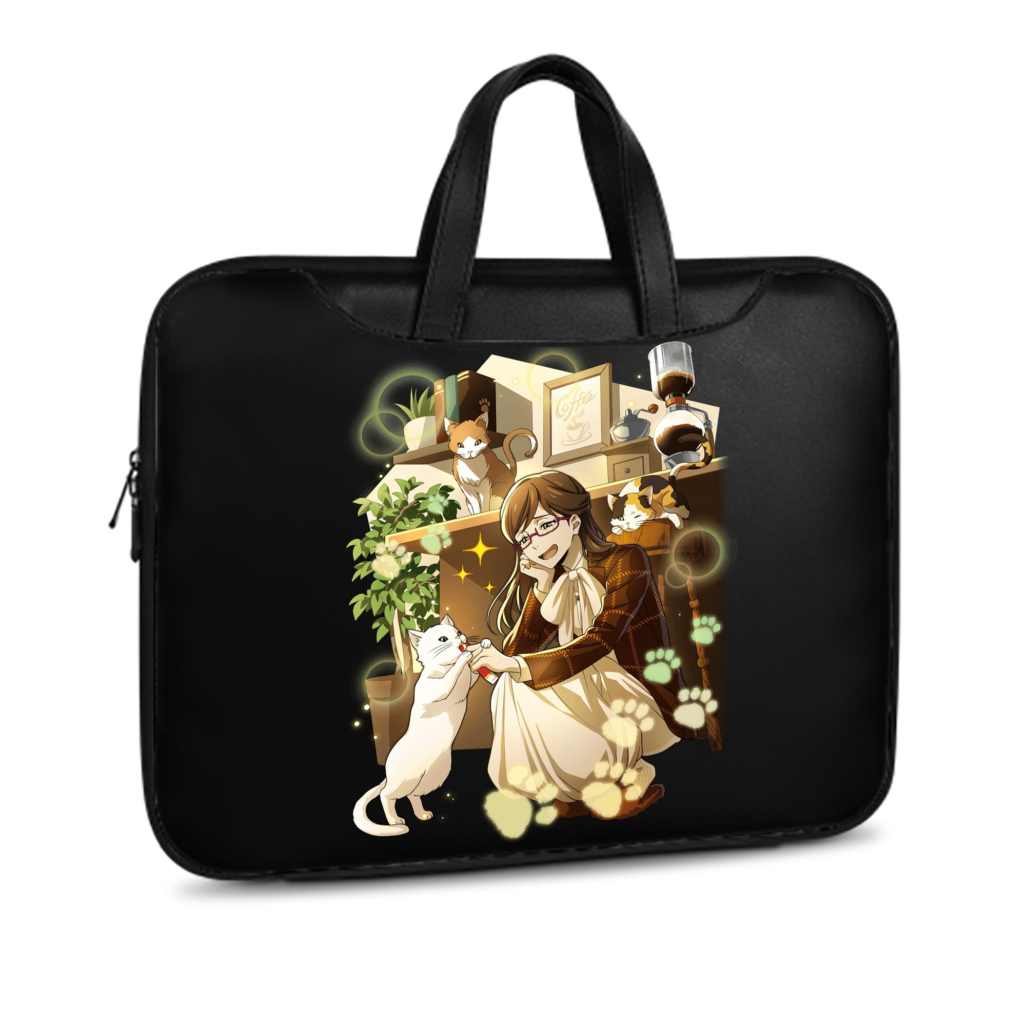 （画像用） 文豪ストレイドッグス Bungo Stray Dogs レザーラップトップバッグ　ノートパソコンケース