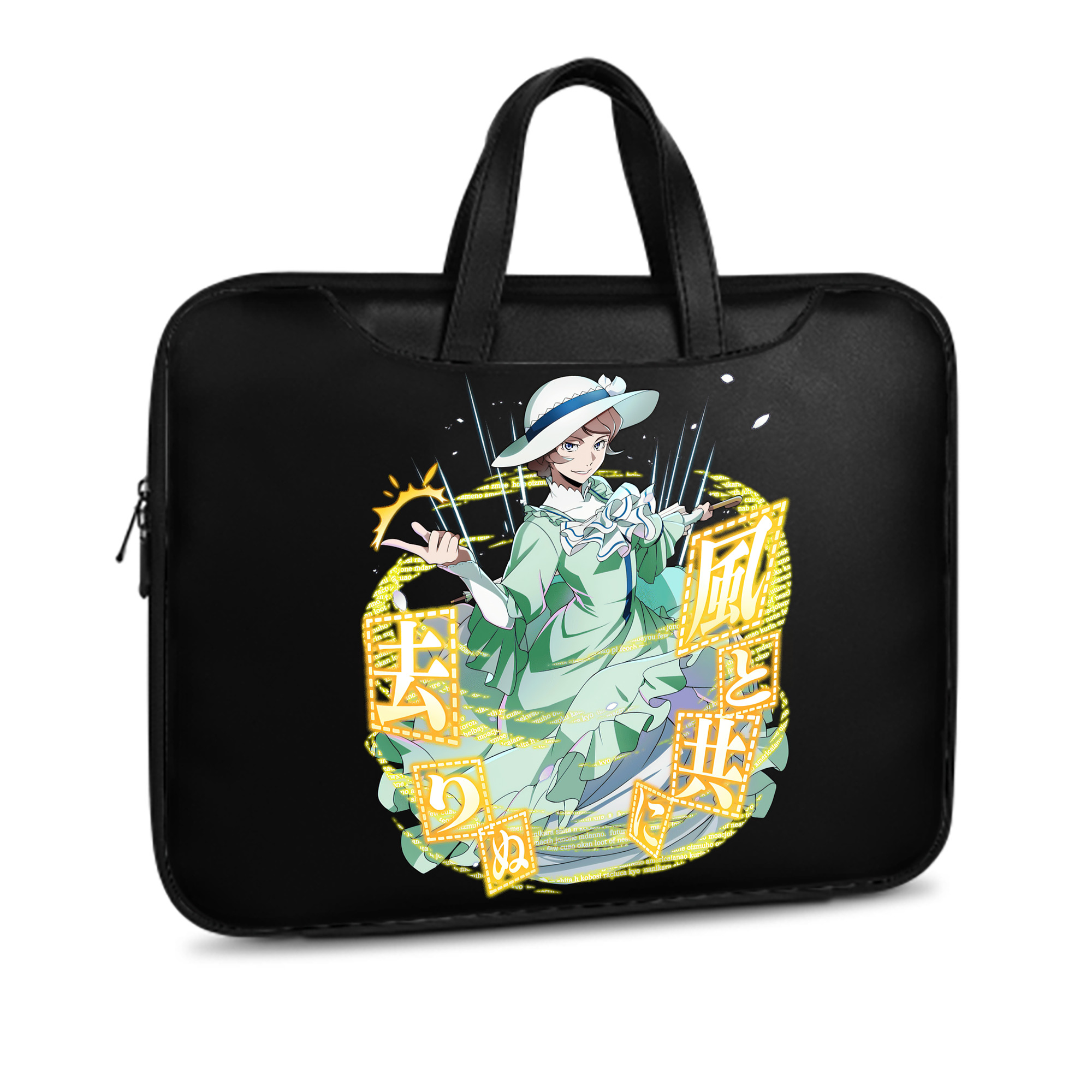 （画像用） 文豪ストレイドッグス Bungo Stray Dogs レザーラップトップバッグ　ノートパソコンケース