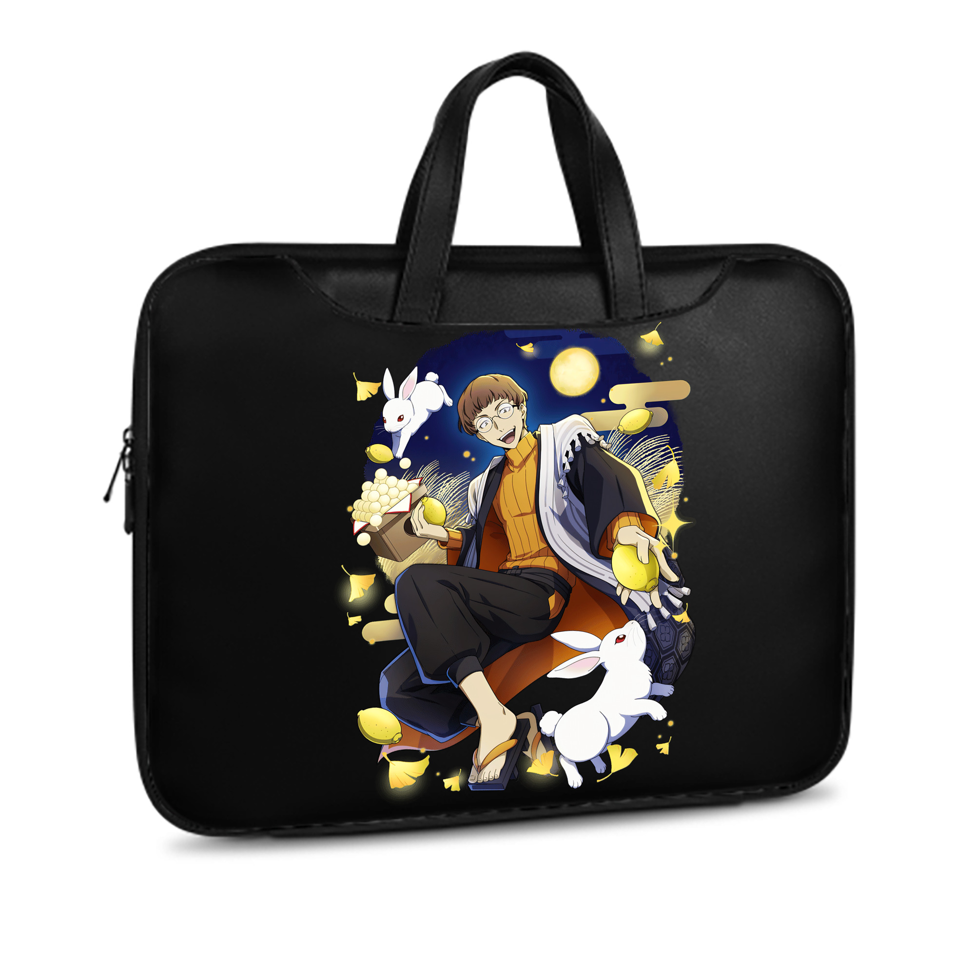（画像用） 文豪ストレイドッグス Bungo Stray Dogs レザーラップトップバッグ　ノートパソコンケース