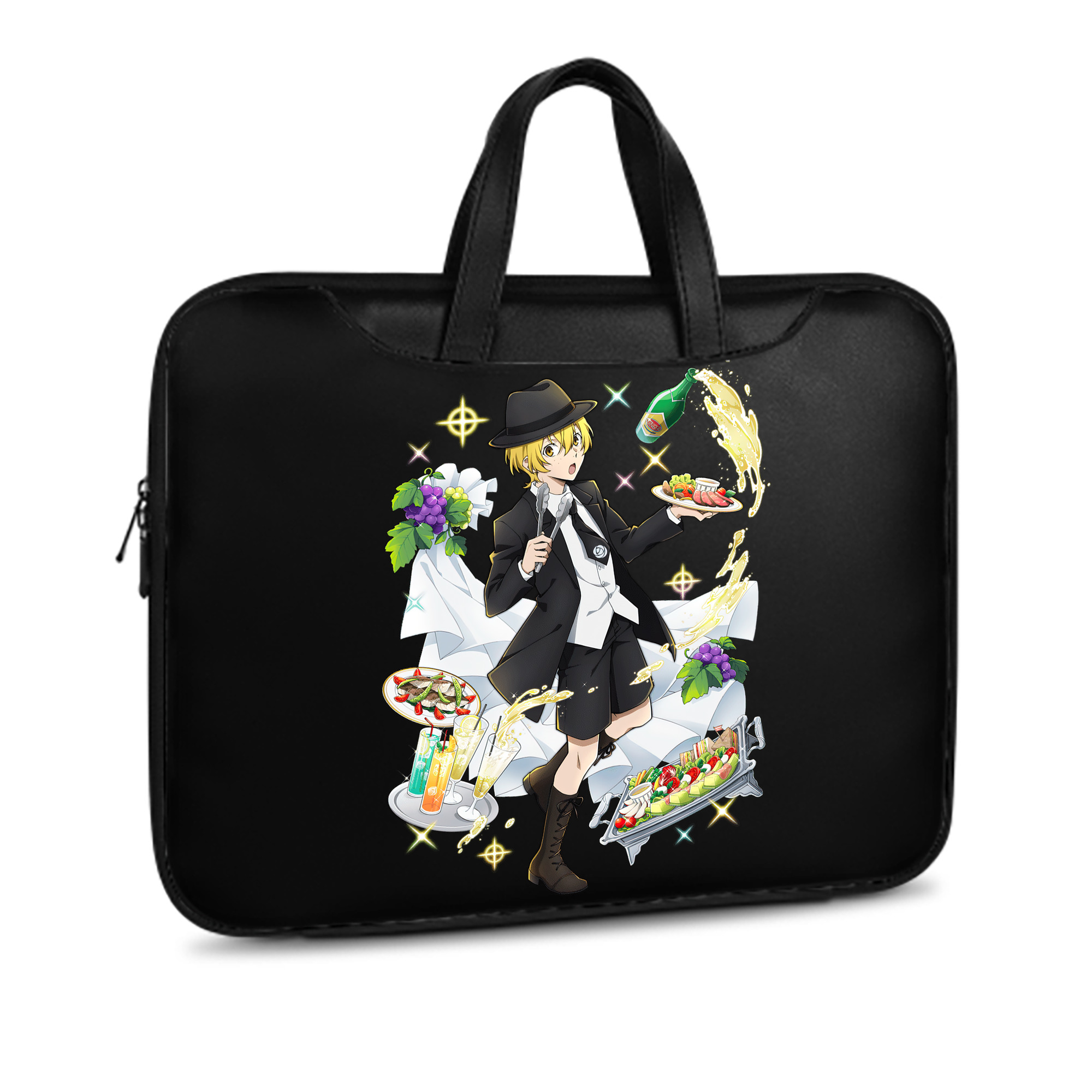 （画像用） 文豪ストレイドッグス Bungo Stray Dogs レザーラップトップバッグ　ノートパソコンケース