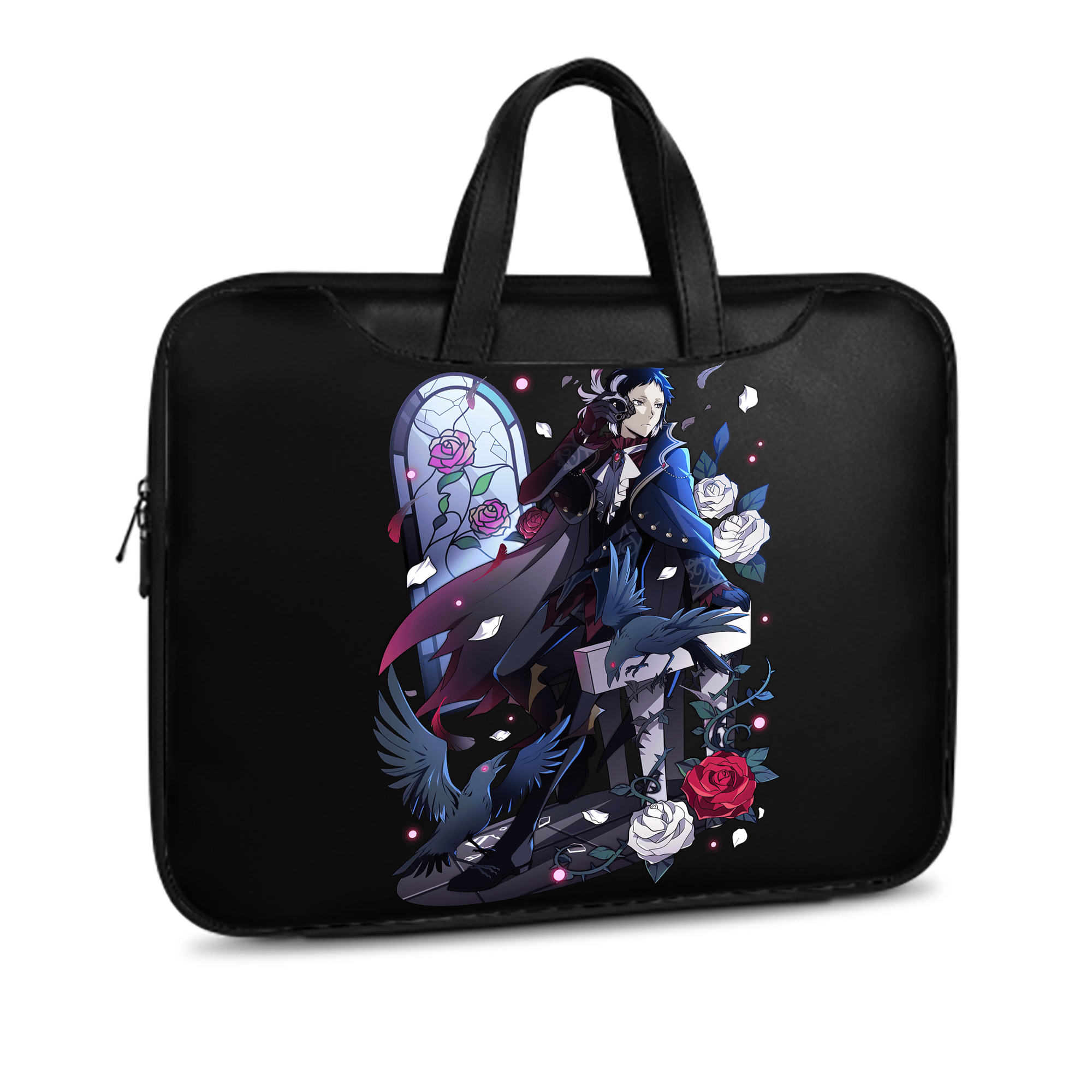 （画像用） 文豪ストレイドッグス Bungo Stray Dogs レザーラップトップバッグ　ノートパソコンケース