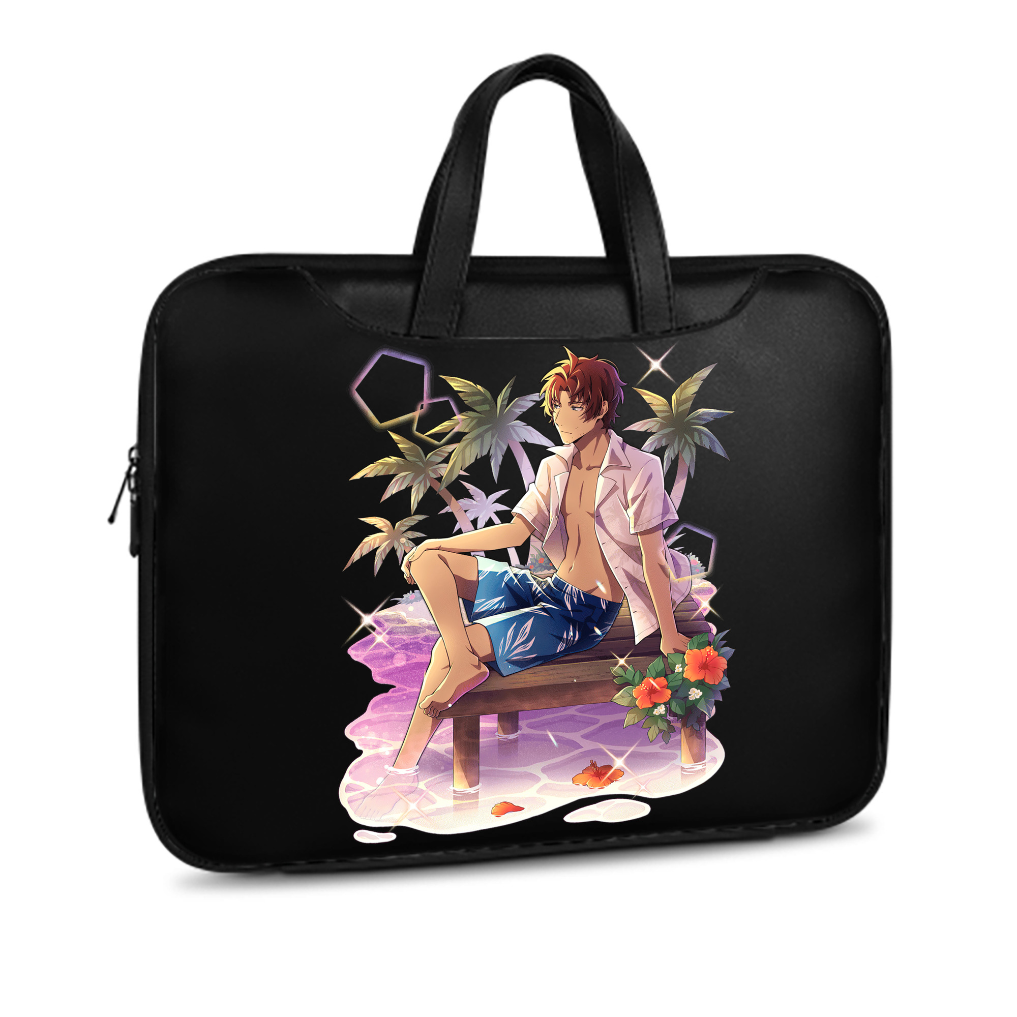 （画像用） 文豪ストレイドッグス Bungo Stray Dogs レザーラップトップバッグ　ノートパソコンケース