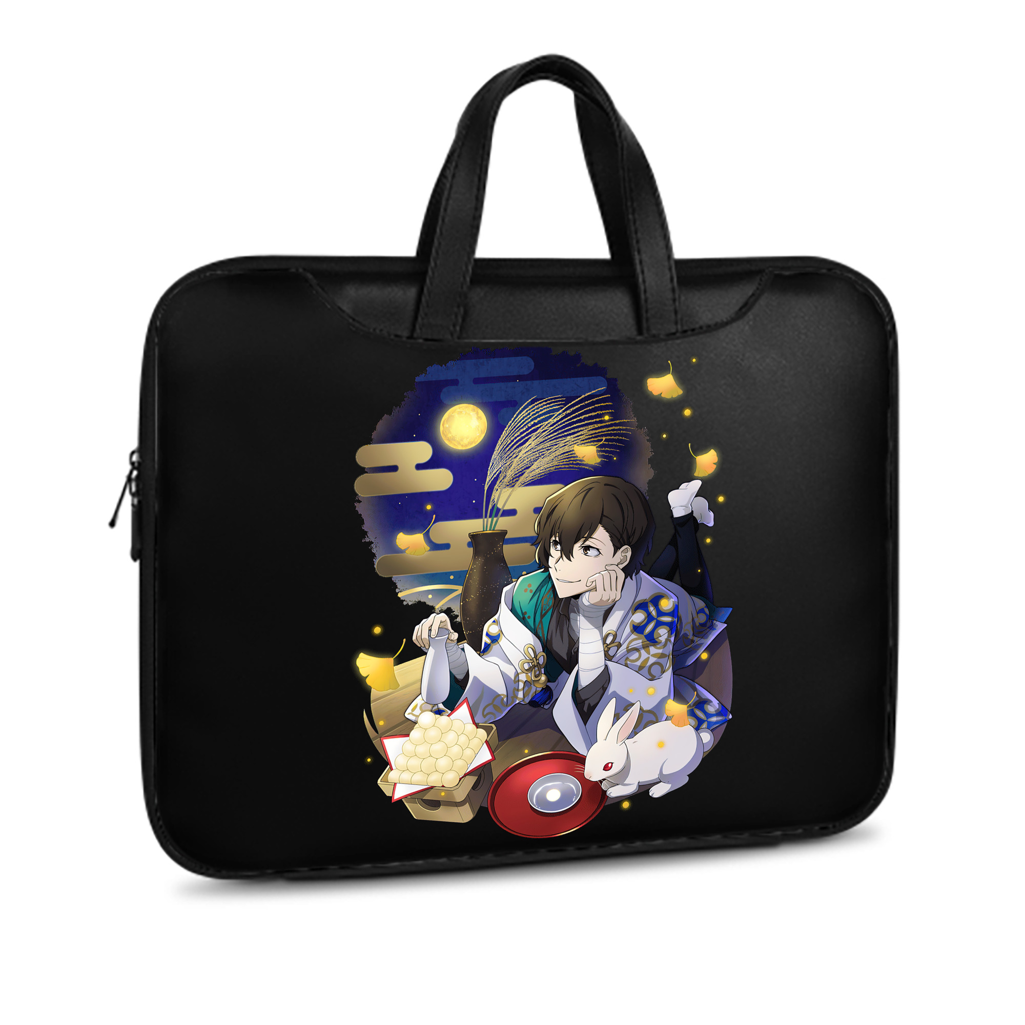 （画像用） 文豪ストレイドッグス Bungo Stray Dogs レザーラップトップバッグ　ノートパソコンケース