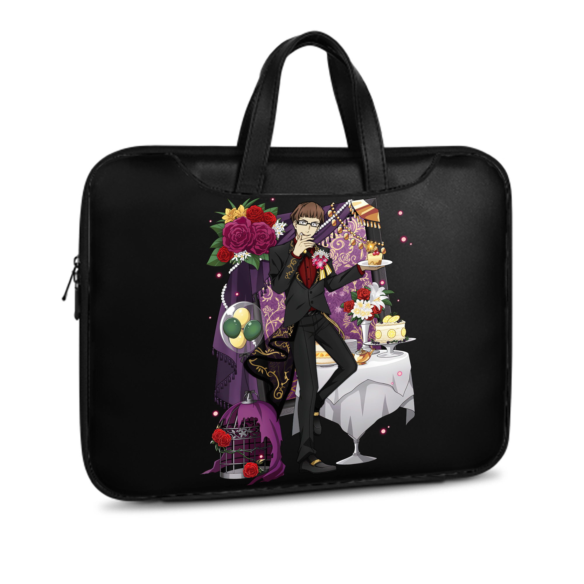 （画像用） 文豪ストレイドッグス Bungo Stray Dogs レザーラップトップバッグ　ノートパソコンケース