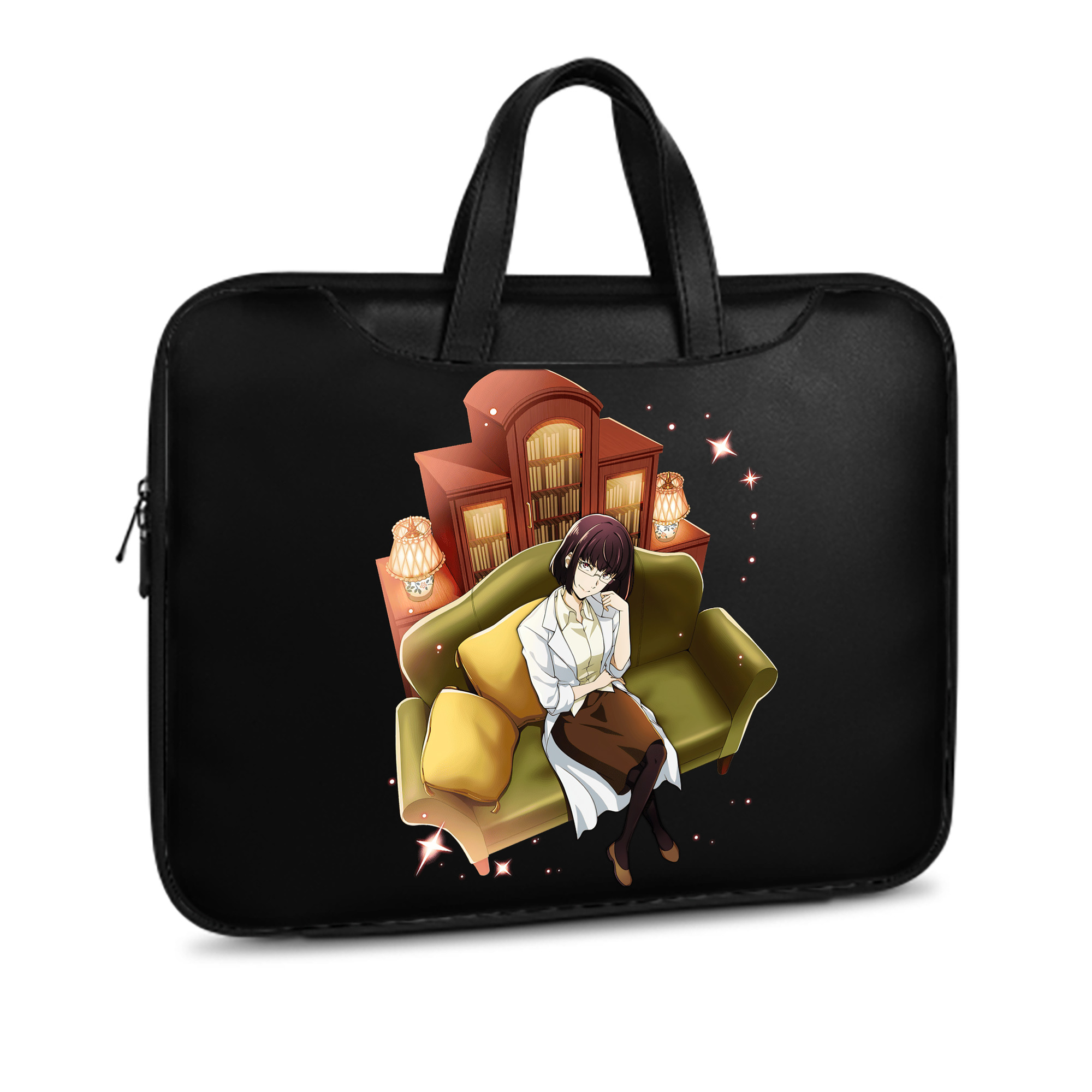 （画像用） 文豪ストレイドッグス Bungo Stray Dogs レザーラップトップバッグ　ノートパソコンケース