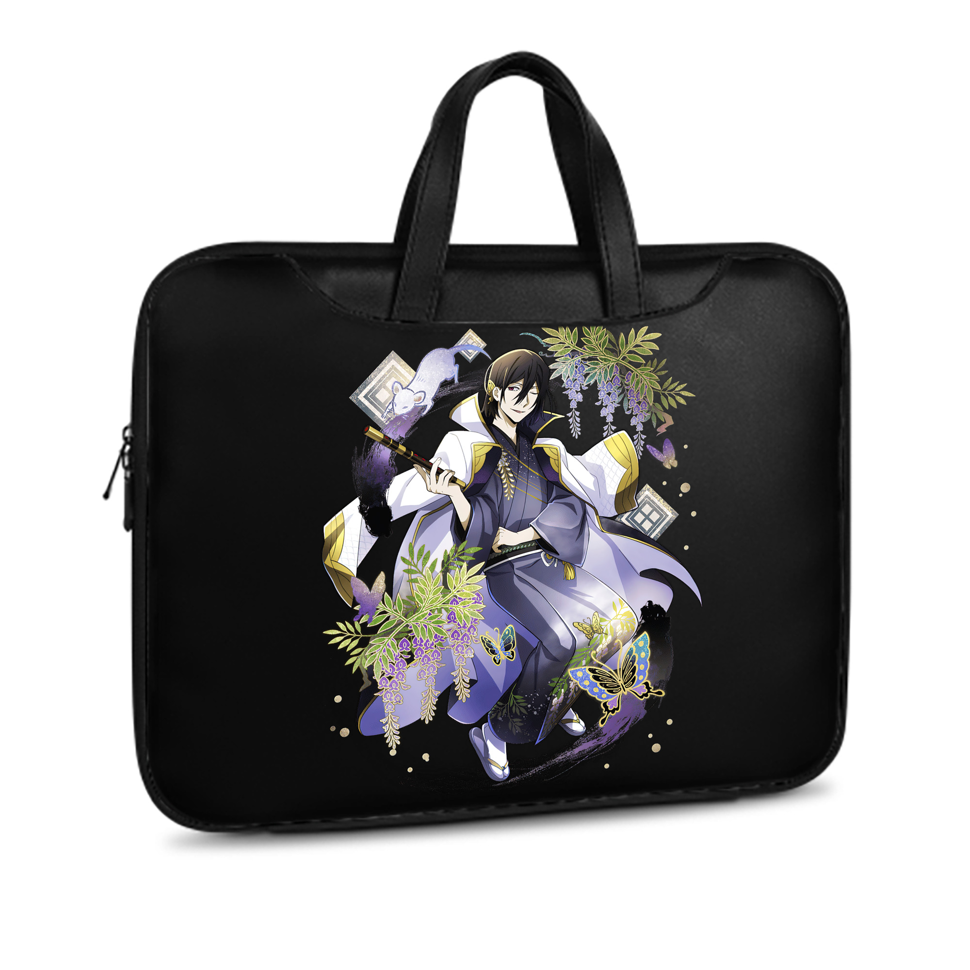 （画像用） 文豪ストレイドッグス Bungo Stray Dogs レザーラップトップバッグ　ノートパソコンケース