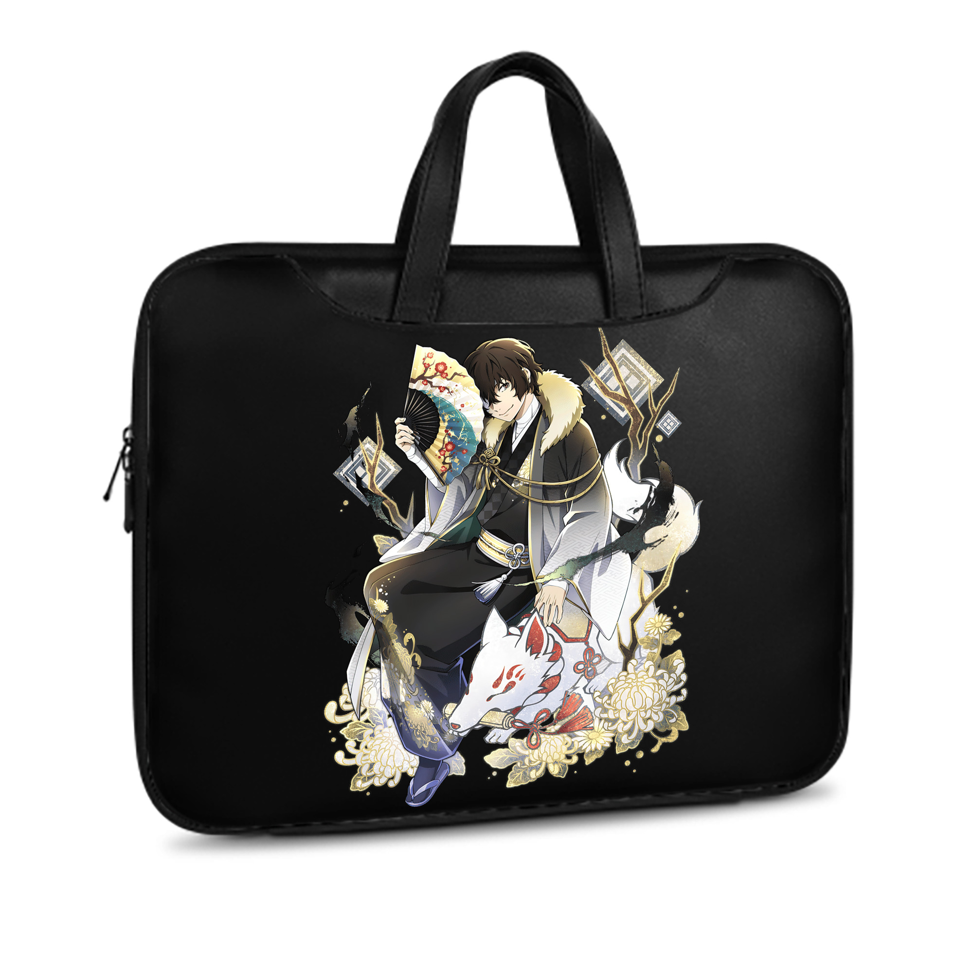 （画像用） 文豪ストレイドッグス Bungo Stray Dogs レザーラップトップバッグ　ノートパソコンケース