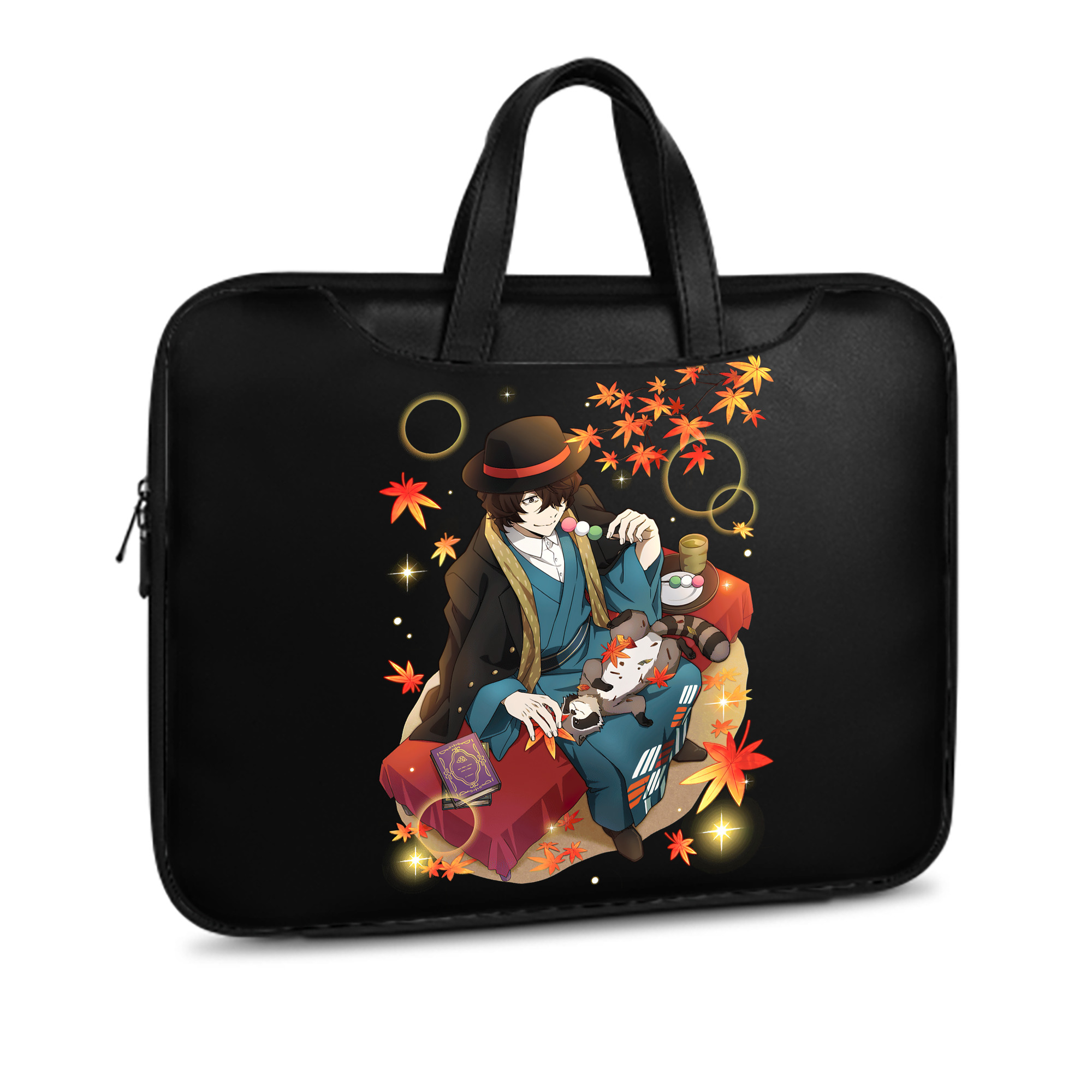 （画像用） 文豪ストレイドッグス Bungo Stray Dogs レザーラップトップバッグ　ノートパソコンケース