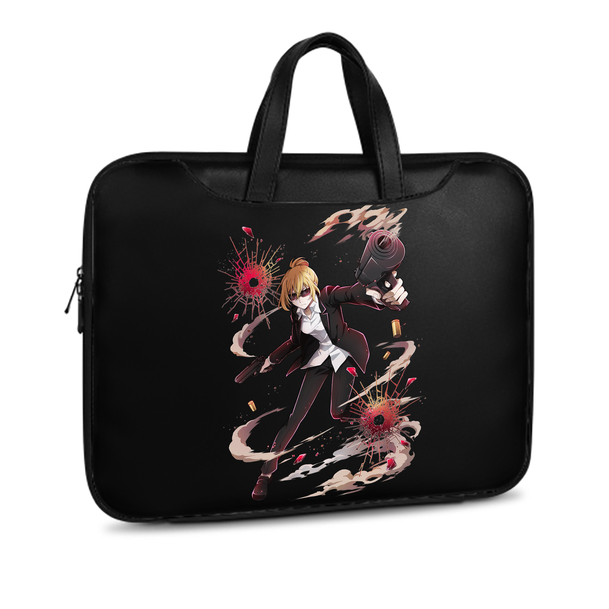 （画像用） 文豪ストレイドッグス Bungo Stray Dogs レザーラップトップバッグ　ノートパソコンケース
