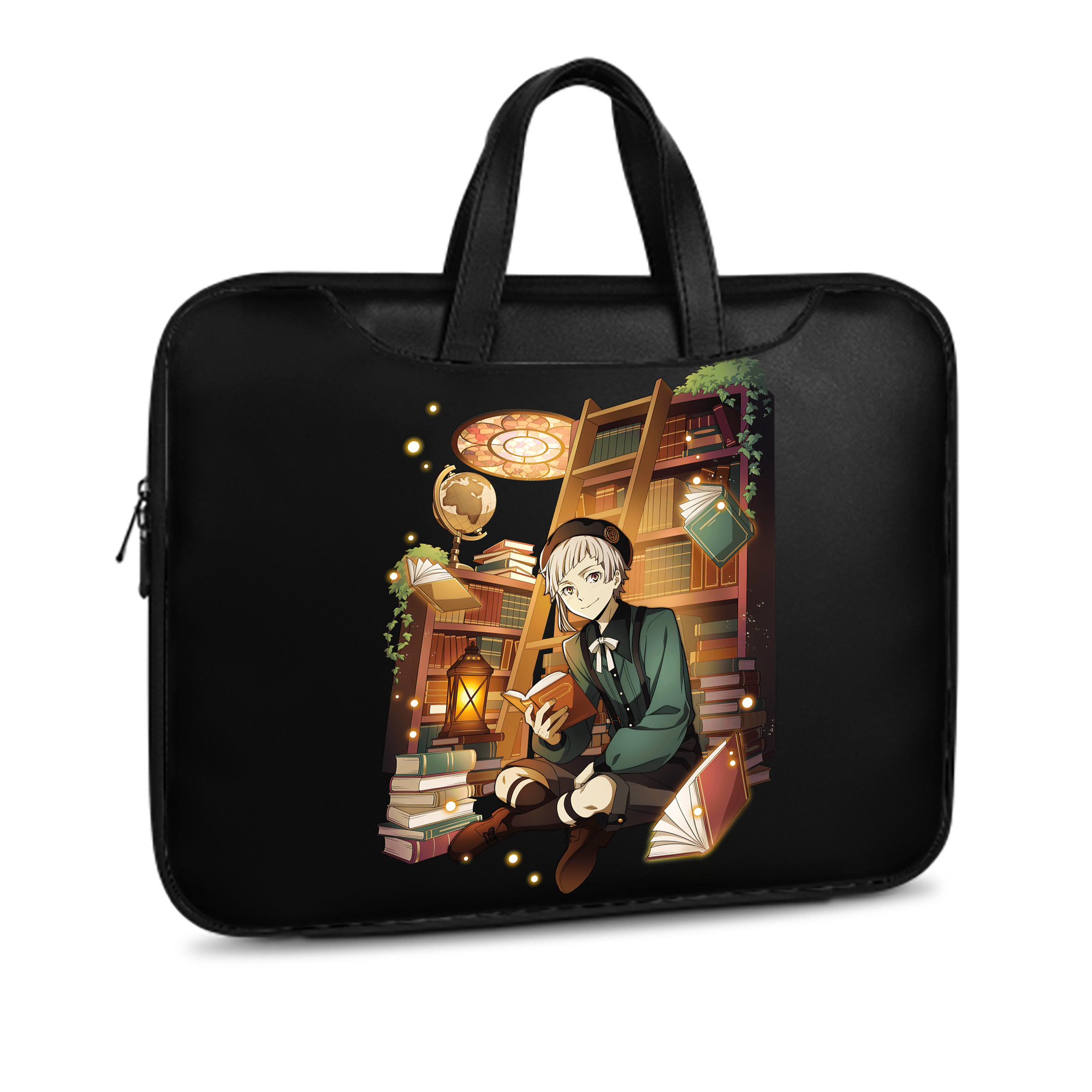 （画像用） 文豪ストレイドッグス Bungo Stray Dogs レザーラップトップバッグ　ノートパソコンケース