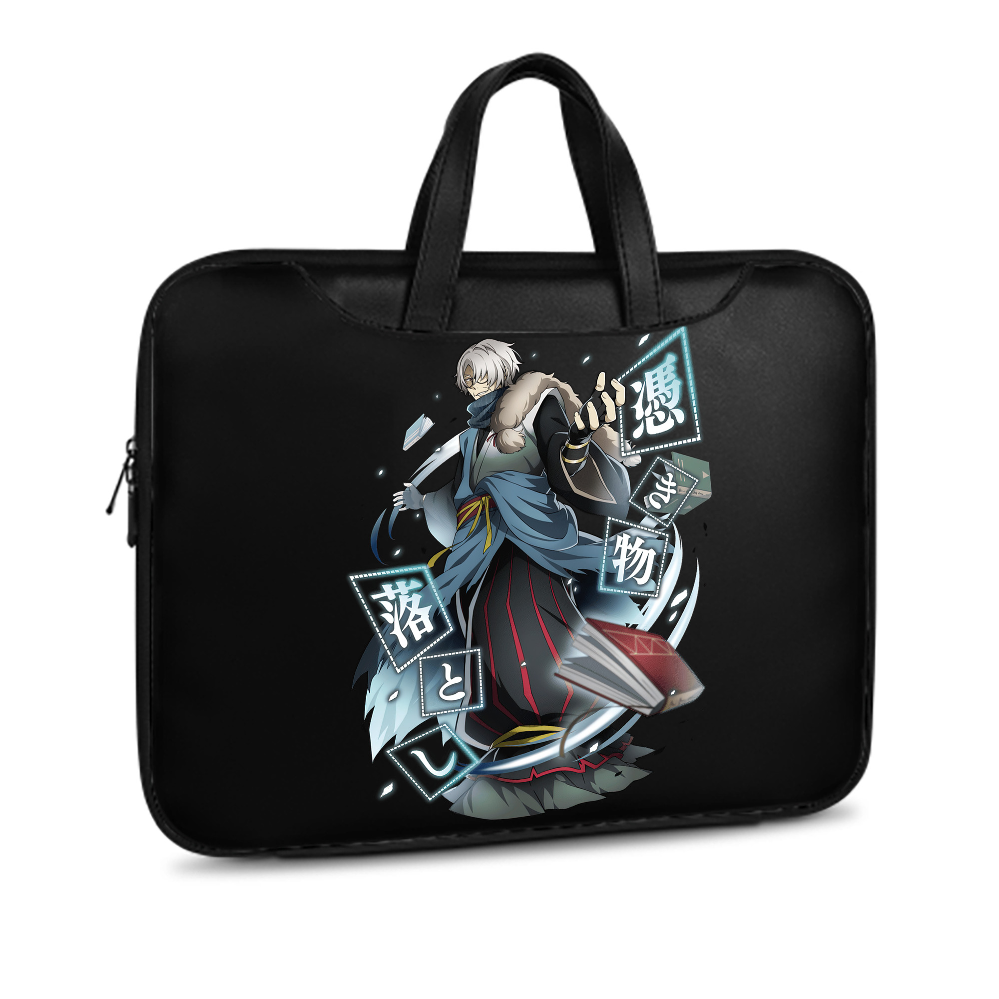 （画像用） 文豪ストレイドッグス Bungo Stray Dogs レザーラップトップバッグ　ノートパソコンケース