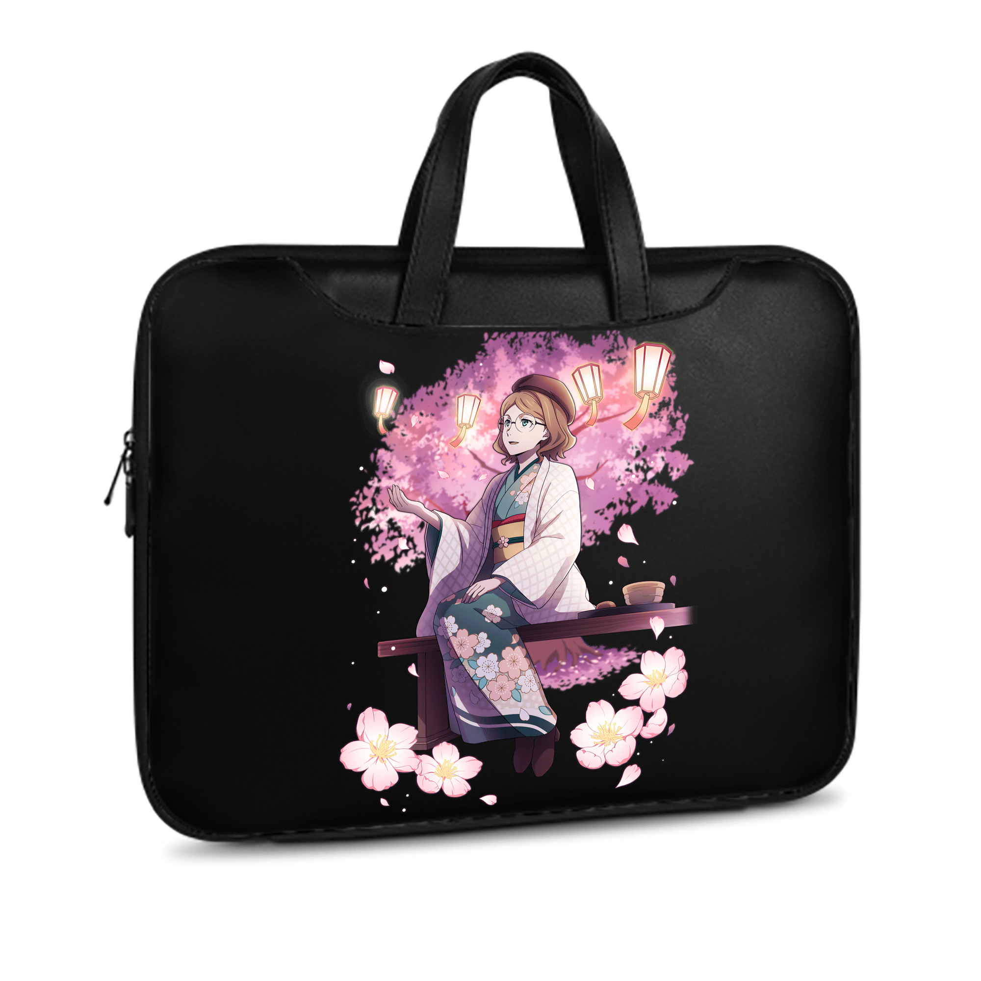 （画像用） 文豪ストレイドッグス Bungo Stray Dogs レザーラップトップバッグ　ノートパソコンケース