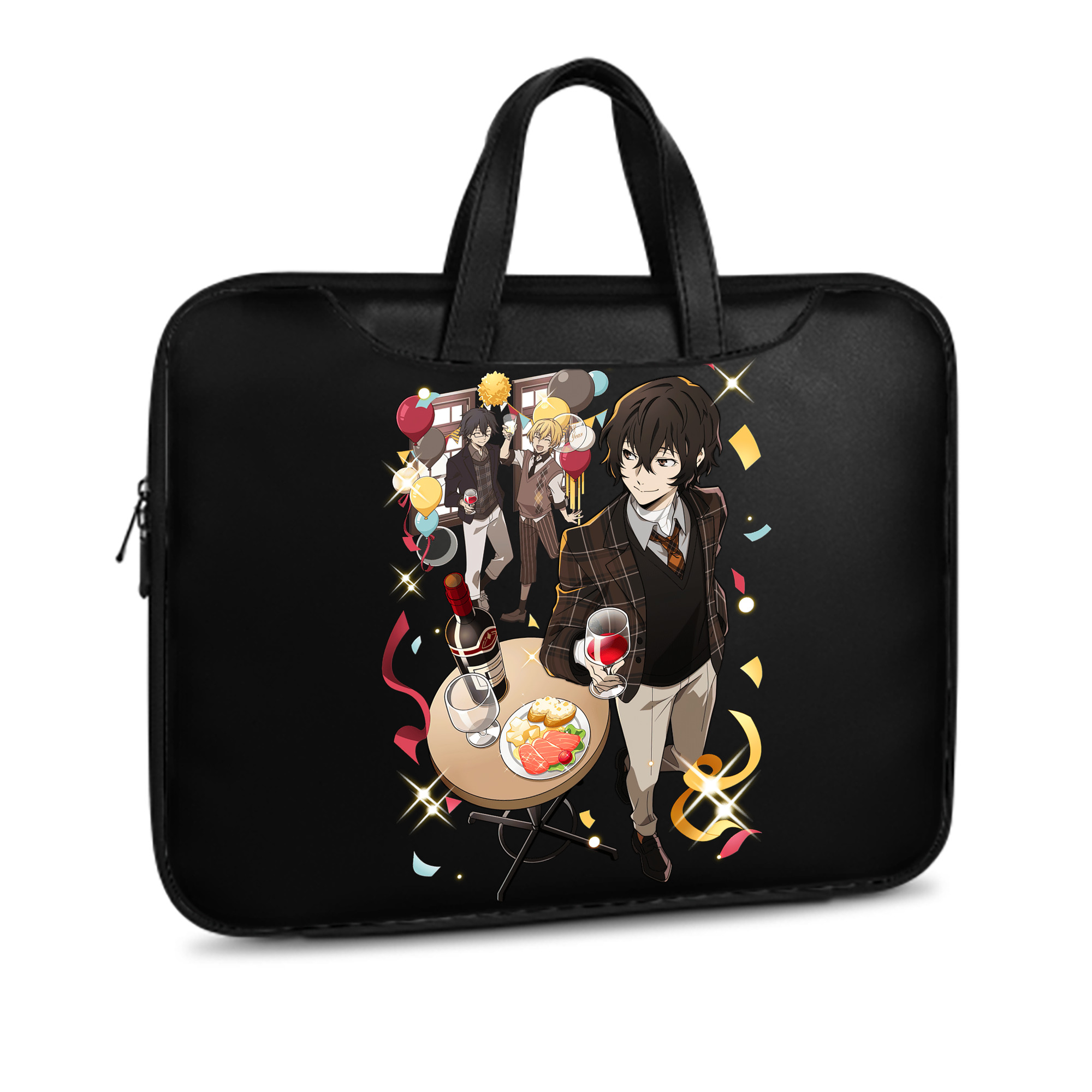 （画像用） 文豪ストレイドッグス Bungo Stray Dogs レザーラップトップバッグ　ノートパソコンケース