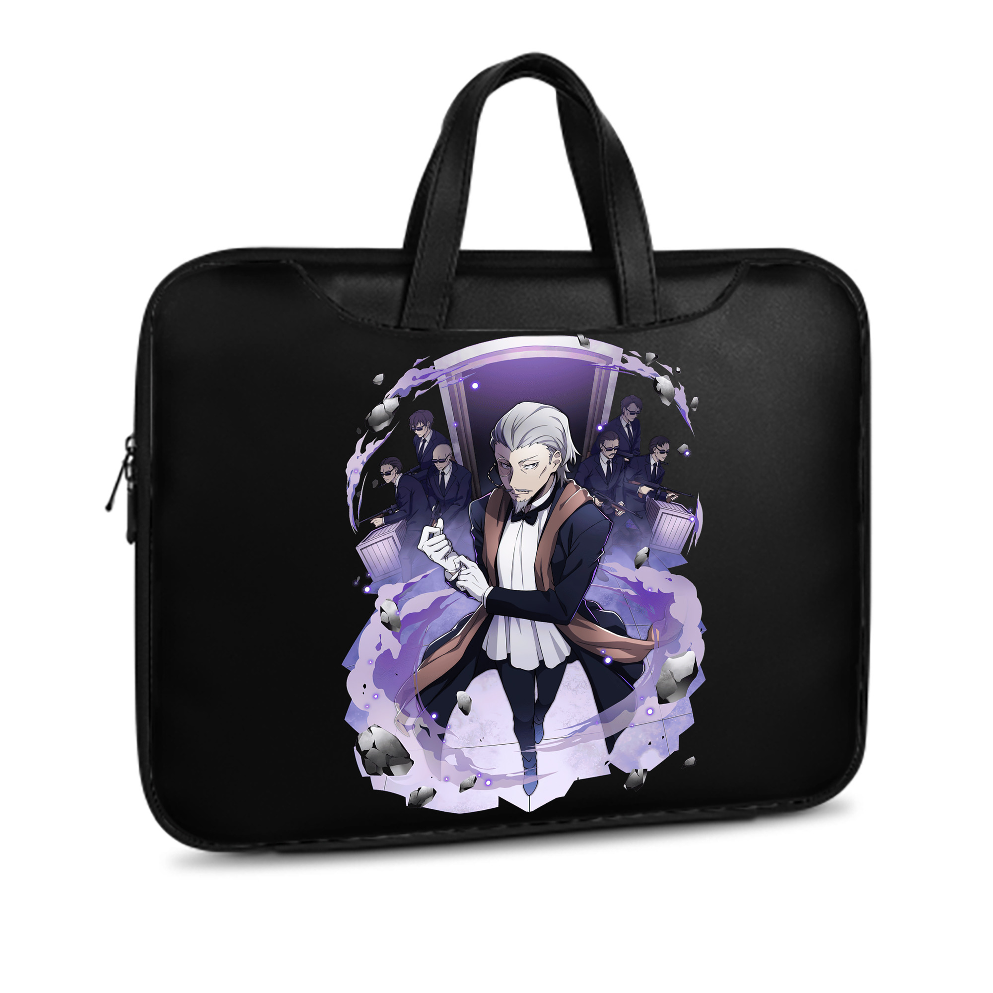 （画像用） 文豪ストレイドッグス Bungo Stray Dogs レザーラップトップバッグ　ノートパソコンケース