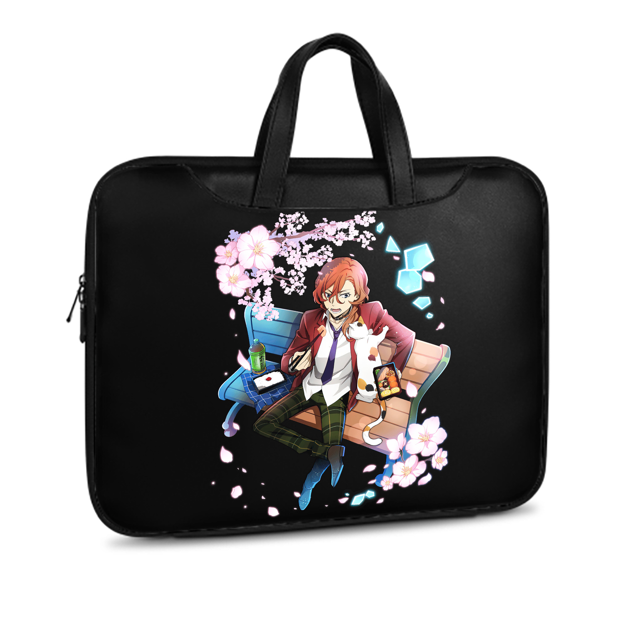 （画像用） 文豪ストレイドッグス Bungo Stray Dogs レザーラップトップバッグ　ノートパソコンケース