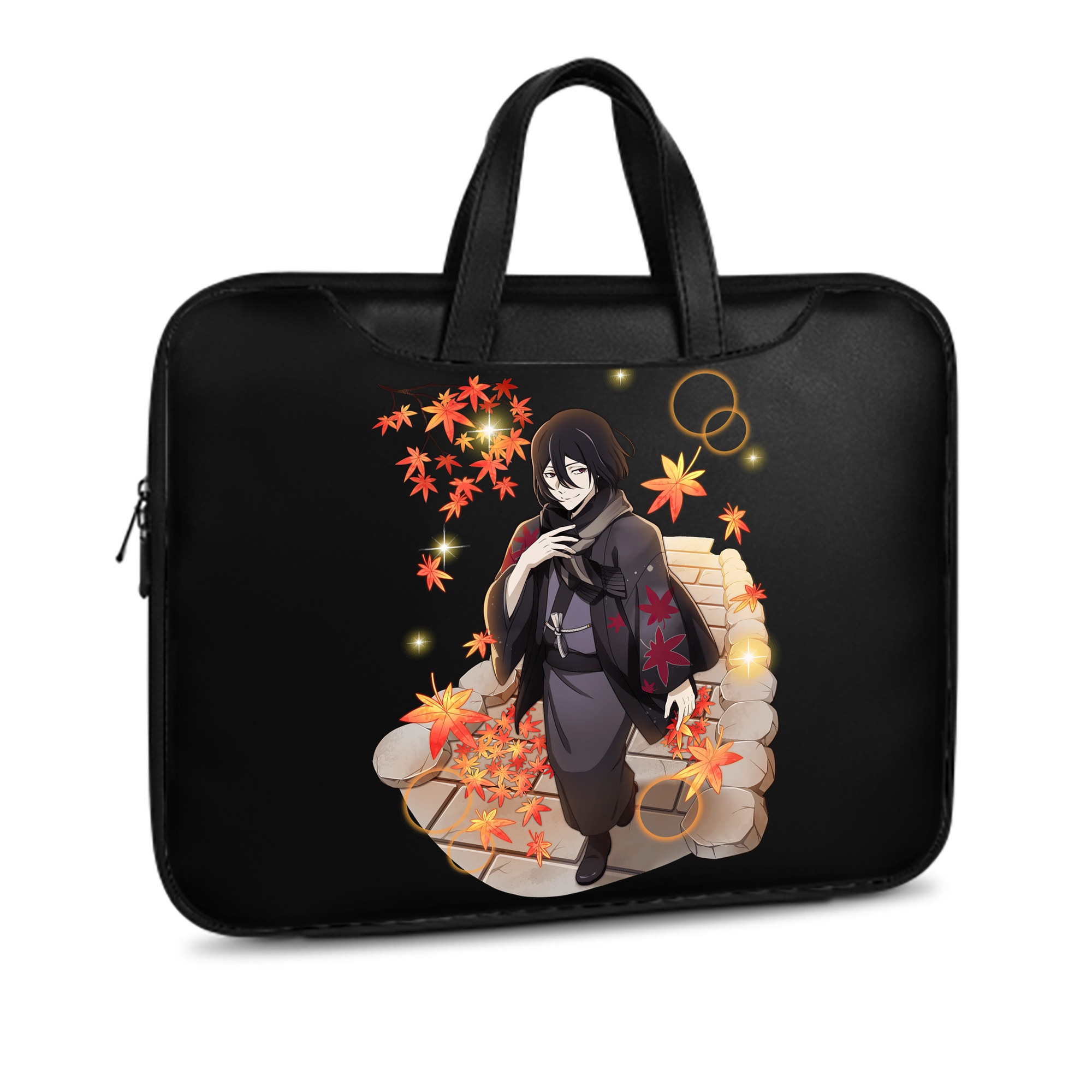 （画像用） 文豪ストレイドッグス Bungo Stray Dogs レザーラップトップバッグ　ノートパソコンケース