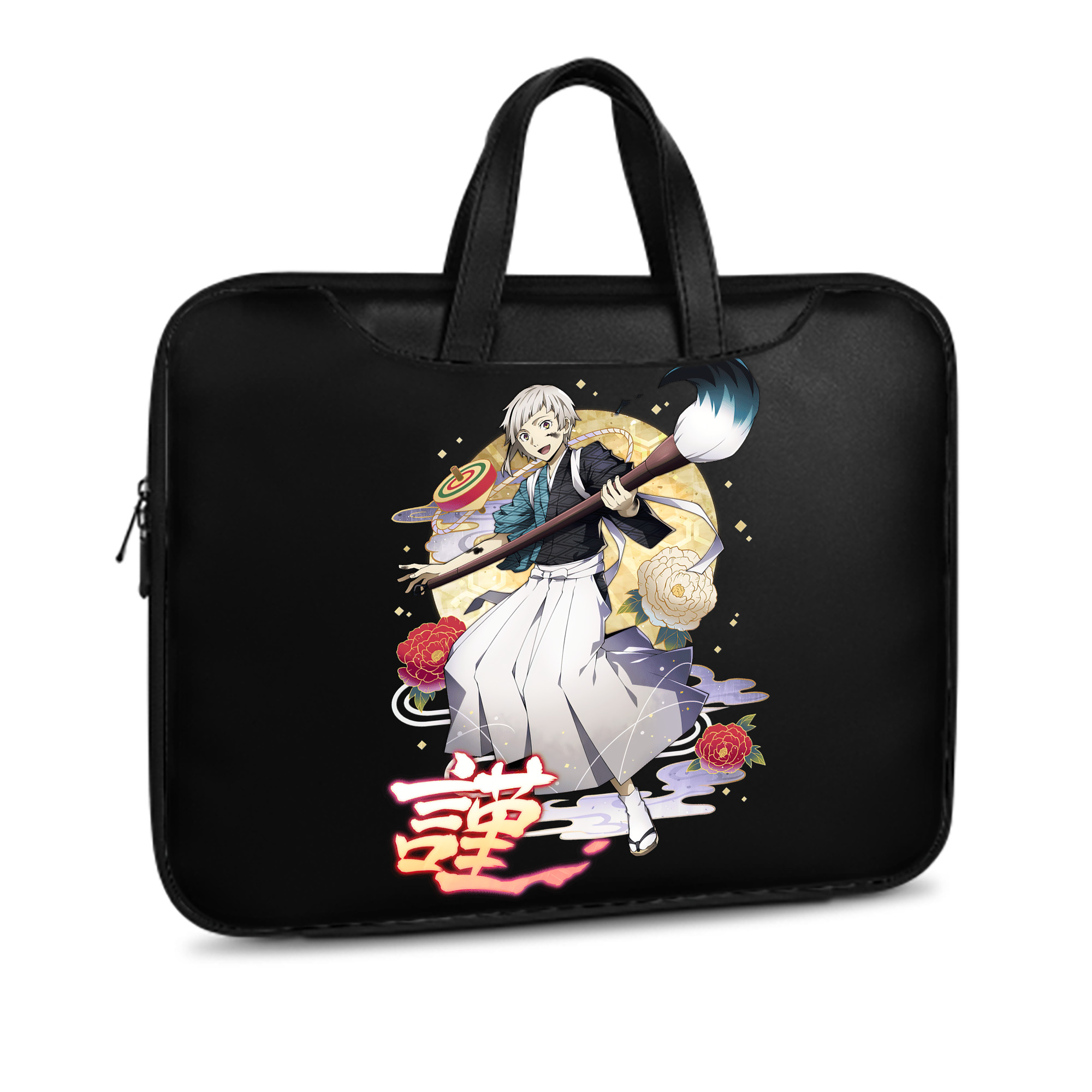 （画像用） 文豪ストレイドッグス Bungo Stray Dogs レザーラップトップバッグ　ノートパソコンケース
