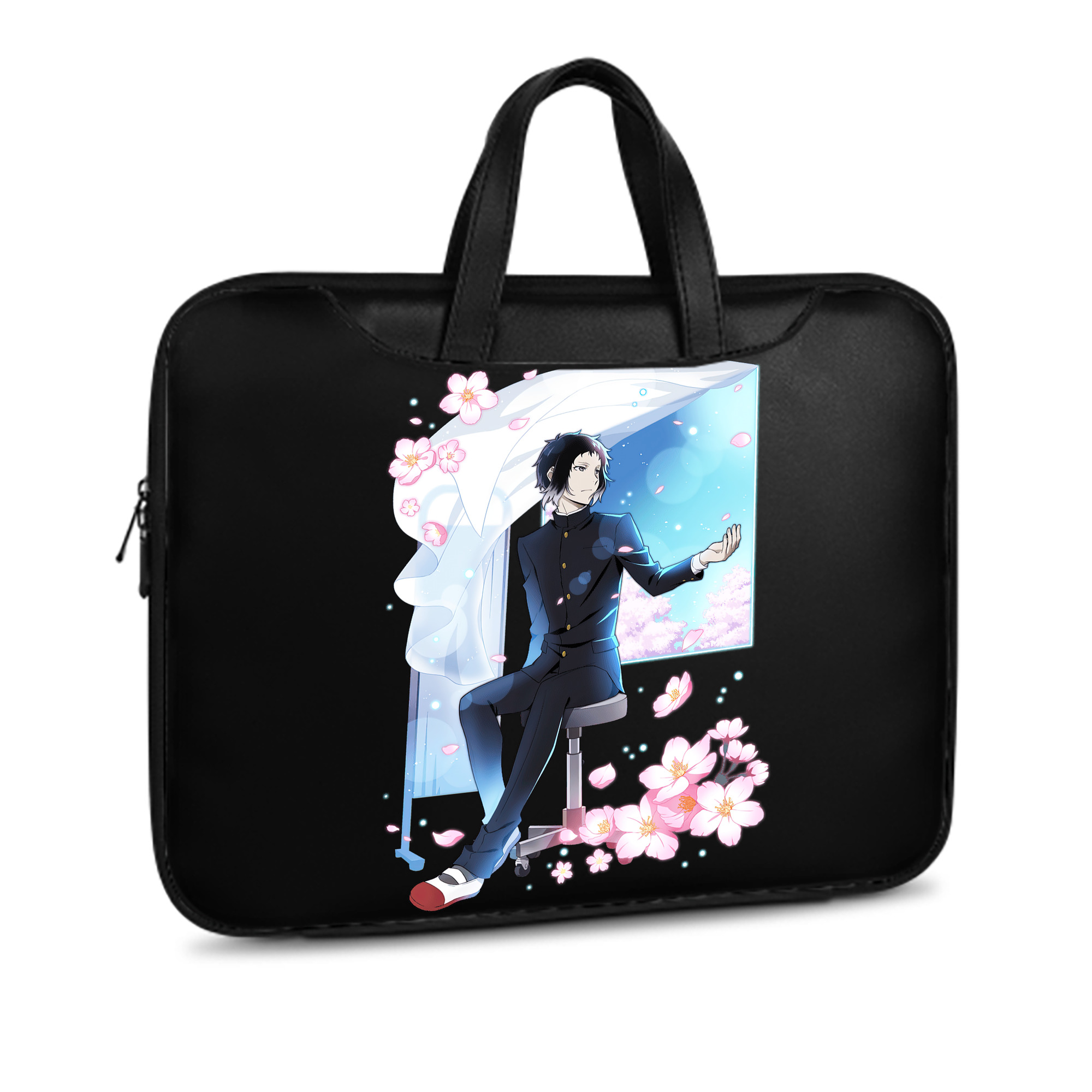 （画像用） 文豪ストレイドッグス Bungo Stray Dogs レザーラップトップバッグ　ノートパソコンケース