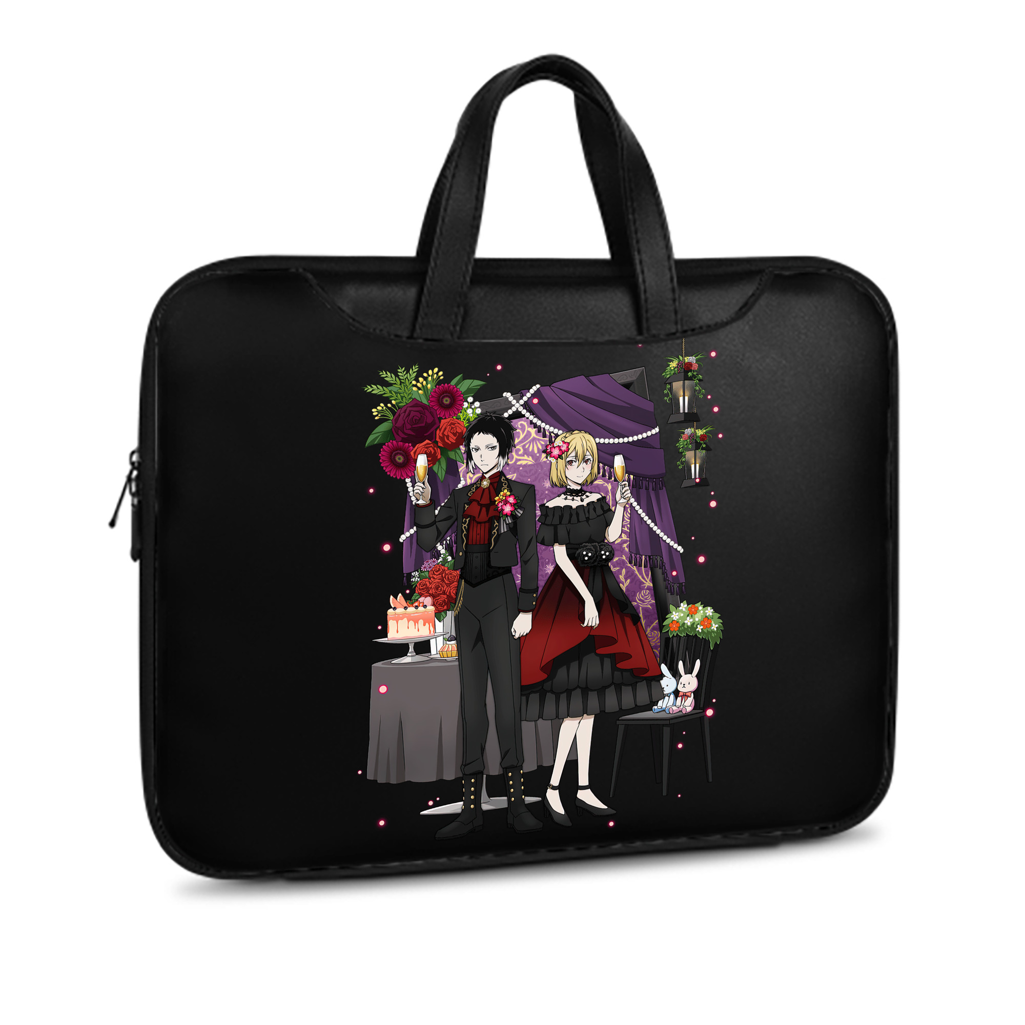 （画像用） 文豪ストレイドッグス Bungo Stray Dogs レザーラップトップバッグ　ノートパソコンケース