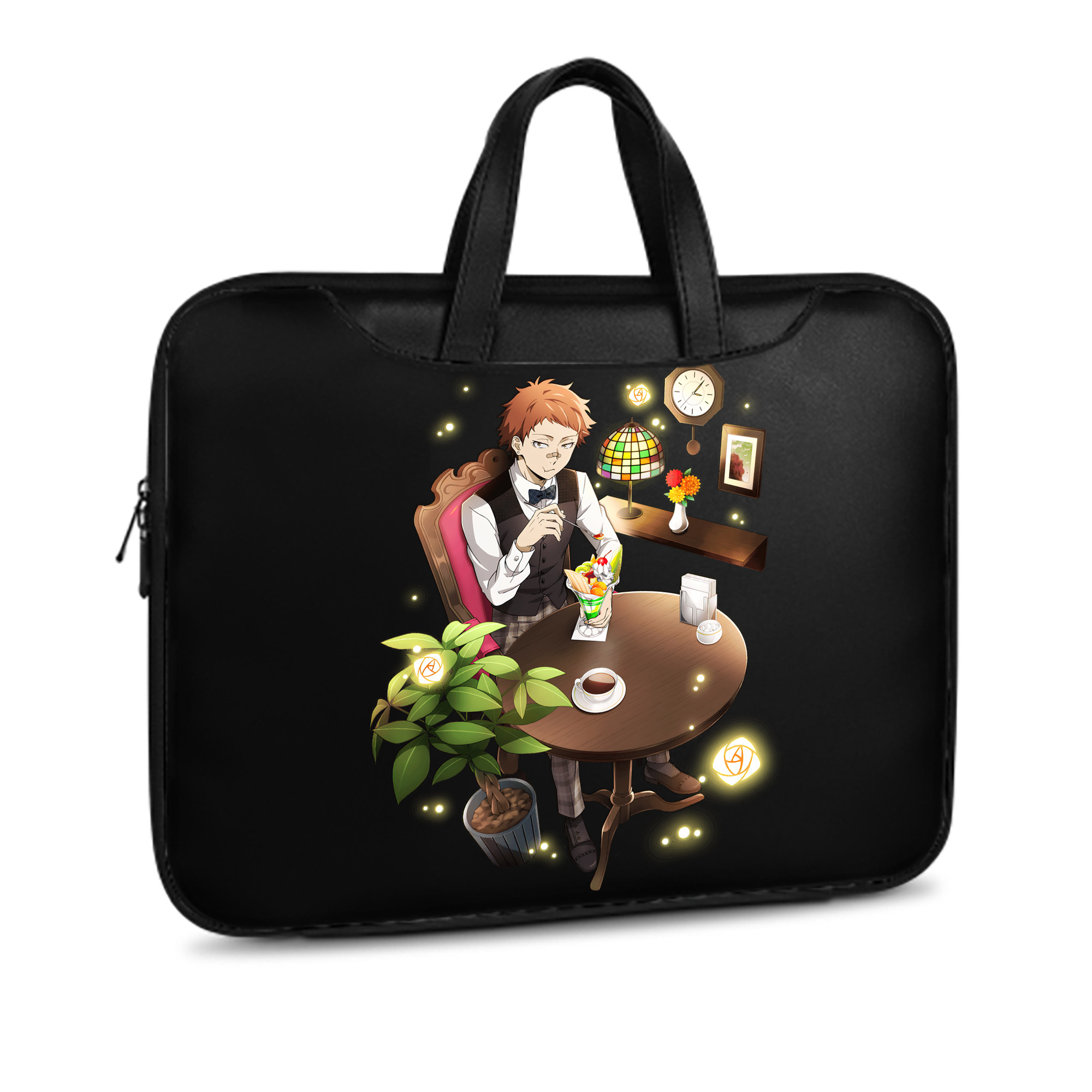 （画像用） 文豪ストレイドッグス Bungo Stray Dogs レザーラップトップバッグ　ノートパソコンケース