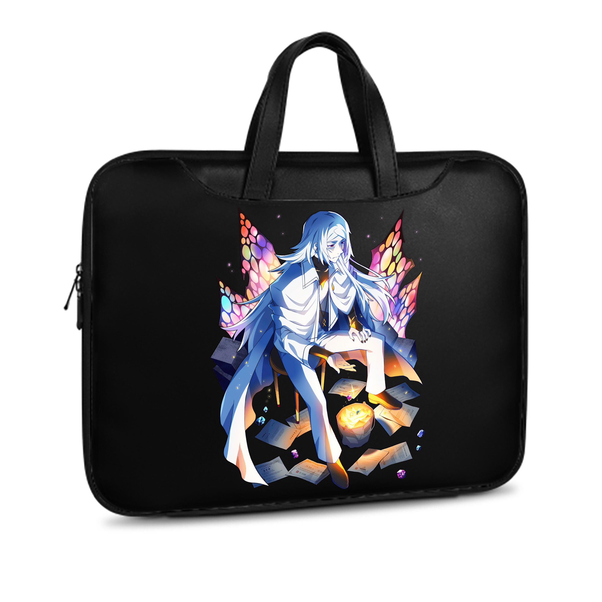 （画像用） 文豪ストレイドッグス Bungo Stray Dogs レザーラップトップバッグ　ノートパソコンケース