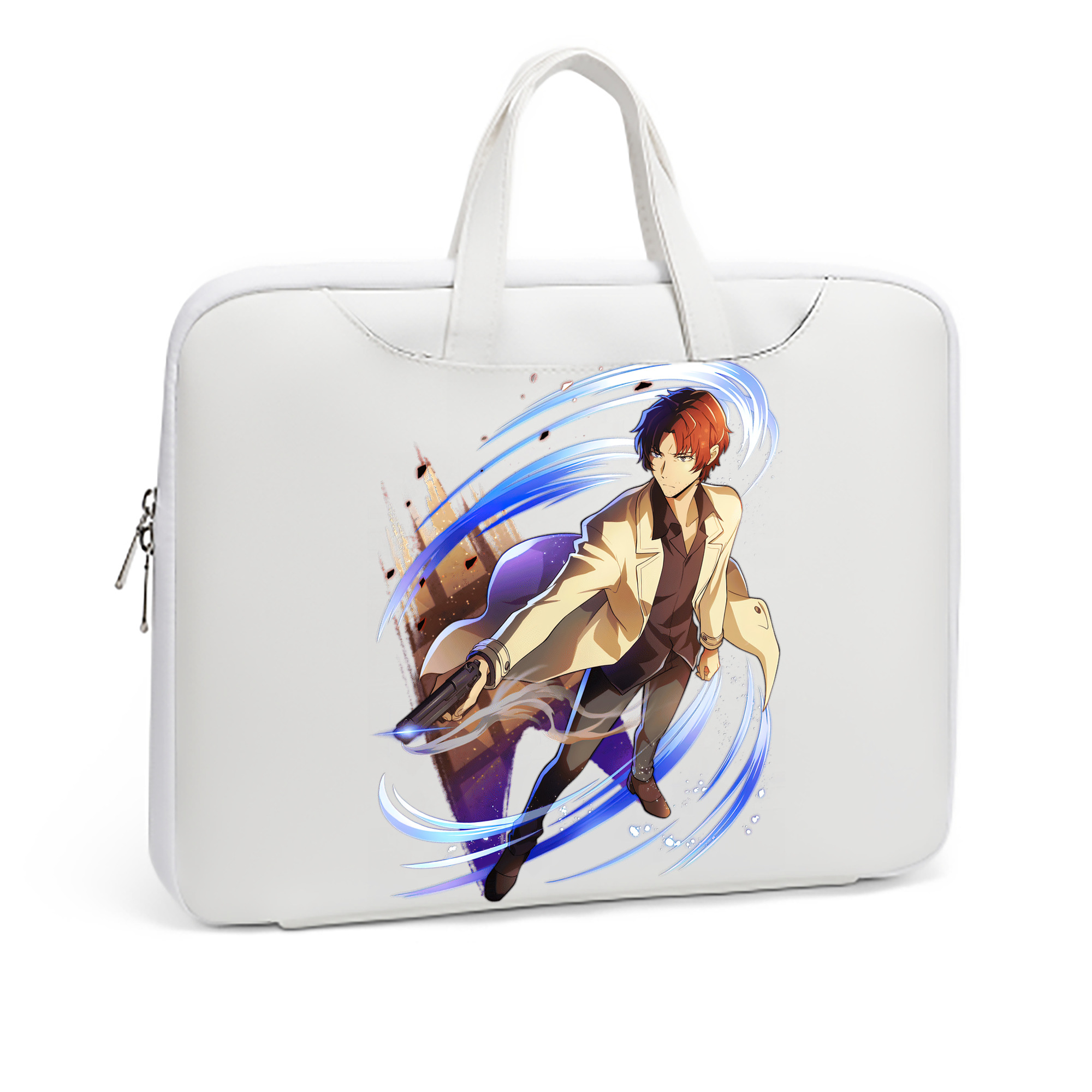 （画像用） 文豪ストレイドッグス Bungo Stray Dogs レザーラップトップバッグ　ノートパソコンケース