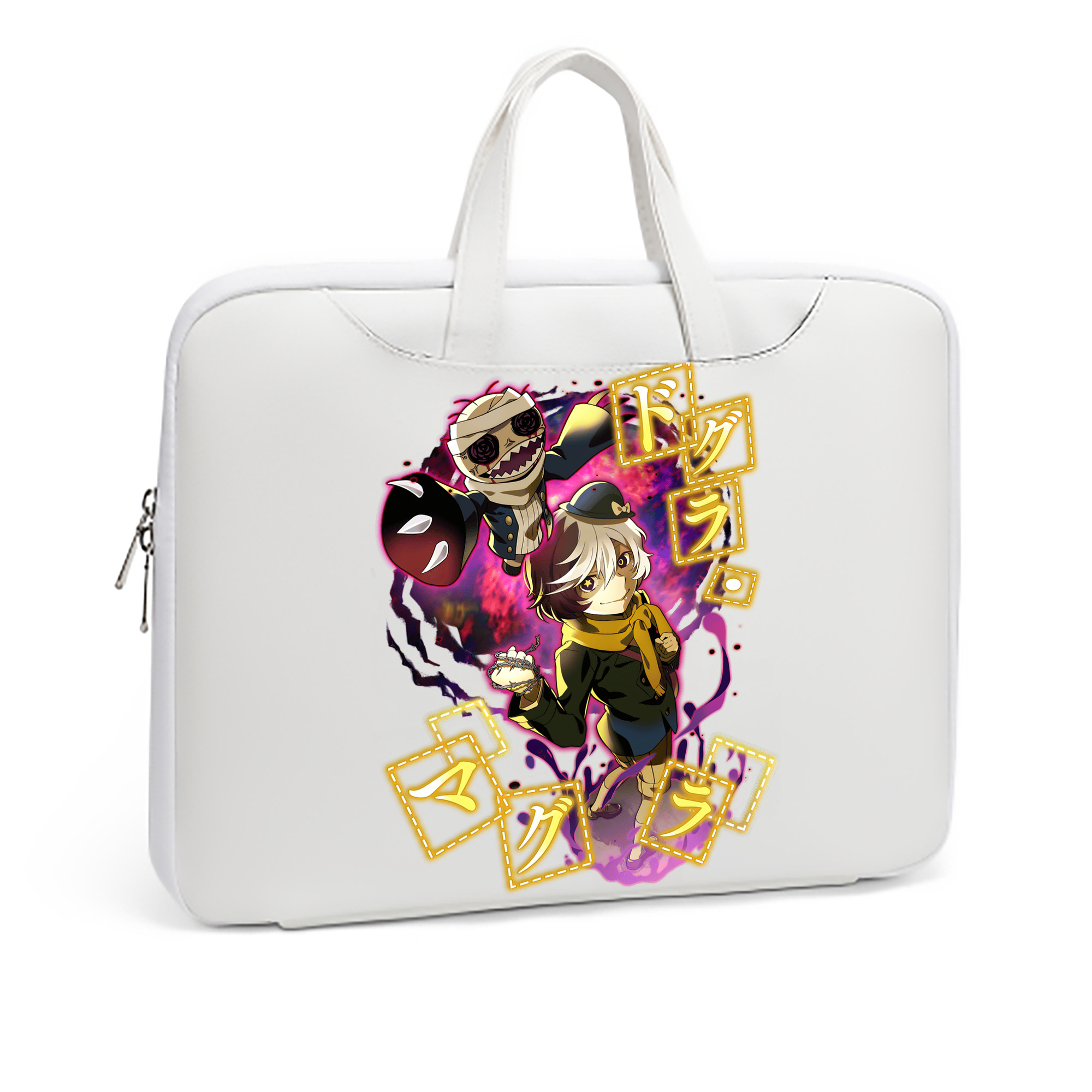 （画像用） 文豪ストレイドッグス Bungo Stray Dogs レザーラップトップバッグ　ノートパソコンケース