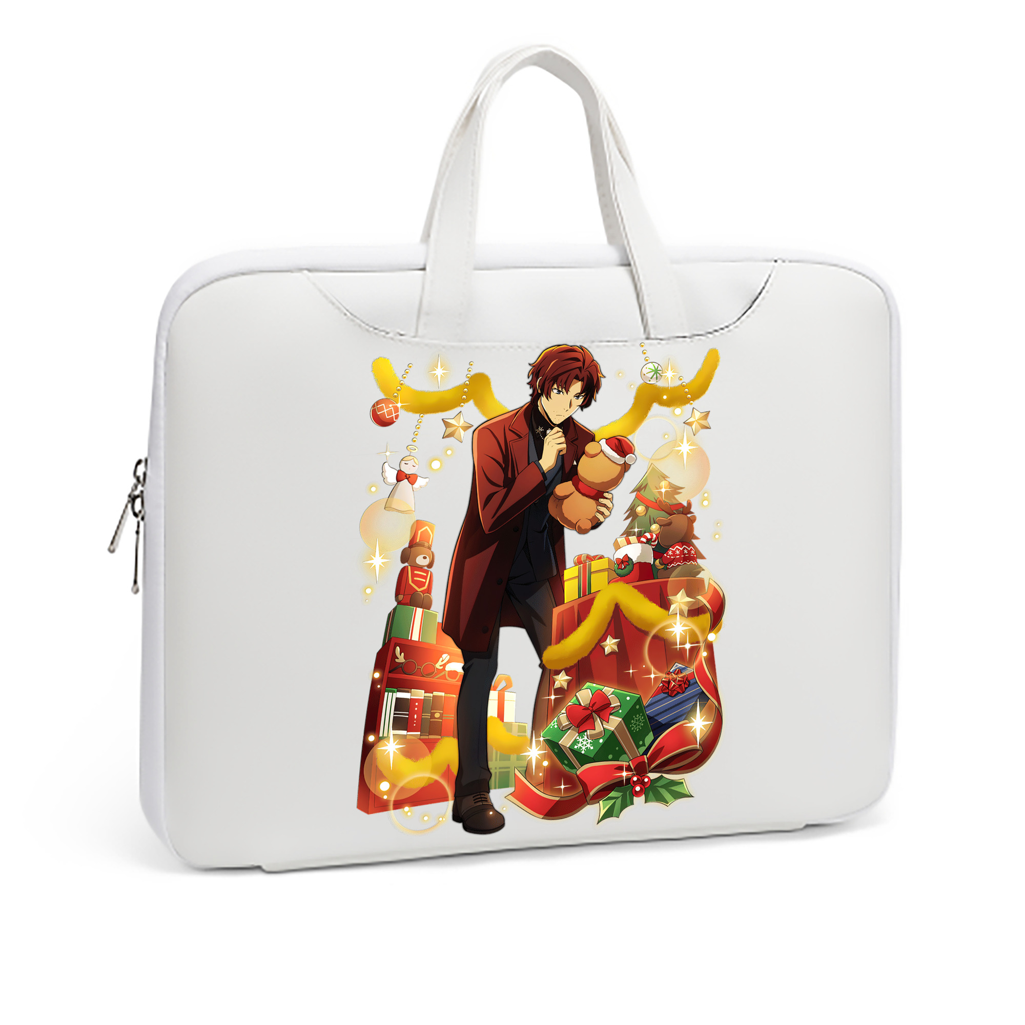 （画像用） 文豪ストレイドッグス Bungo Stray Dogs レザーラップトップバッグ　ノートパソコンケース