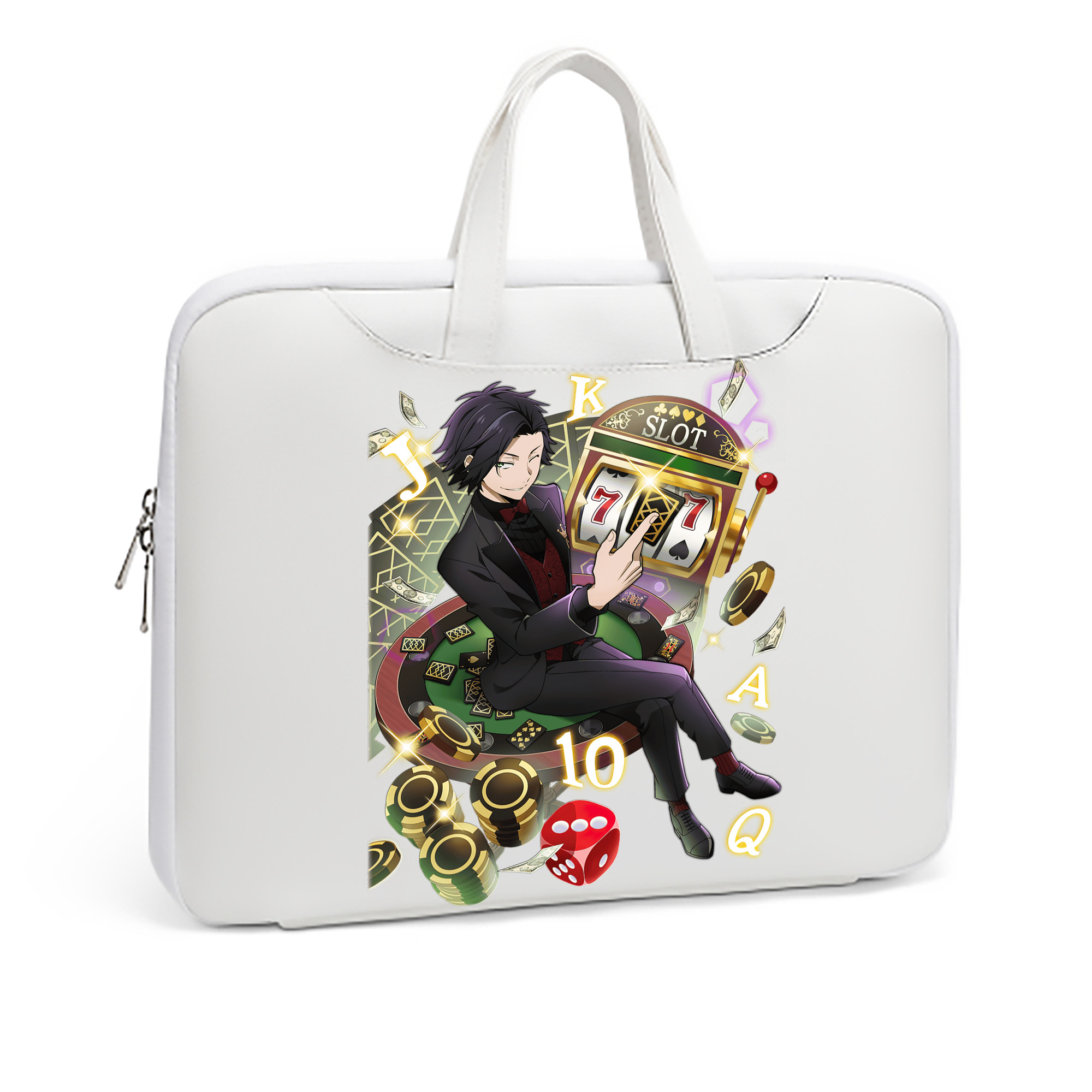 （画像用） 文豪ストレイドッグス Bungo Stray Dogs レザーラップトップバッグ　ノートパソコンケース