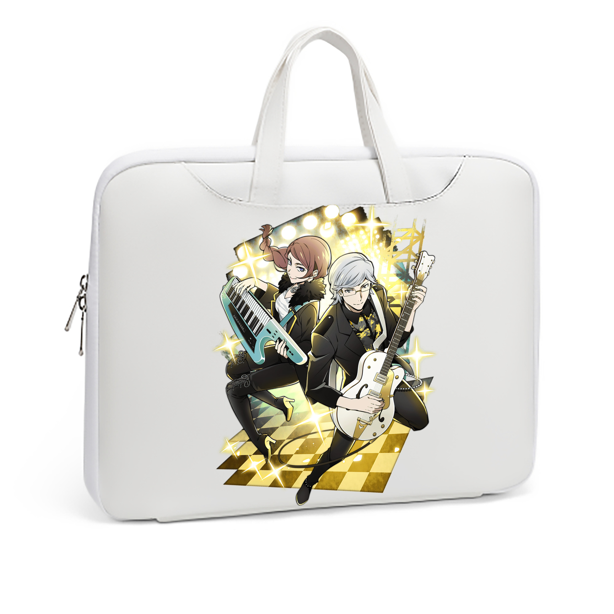 （画像用） 文豪ストレイドッグス Bungo Stray Dogs レザーラップトップバッグ　ノートパソコンケース
