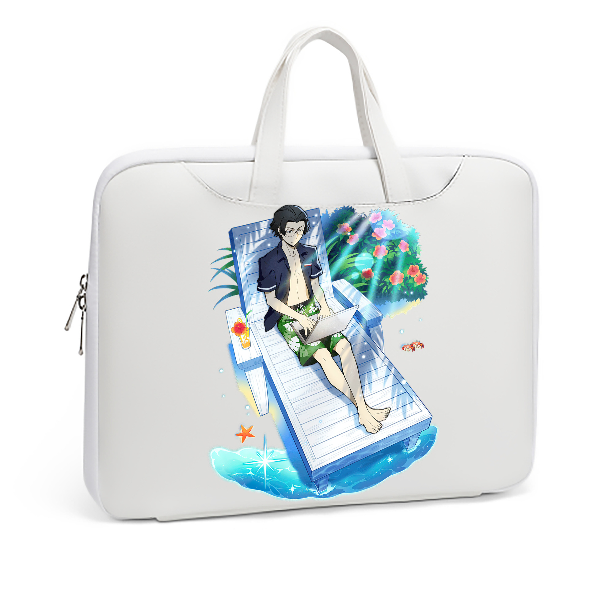 （画像用） 文豪ストレイドッグス Bungo Stray Dogs レザーラップトップバッグ　ノートパソコンケース