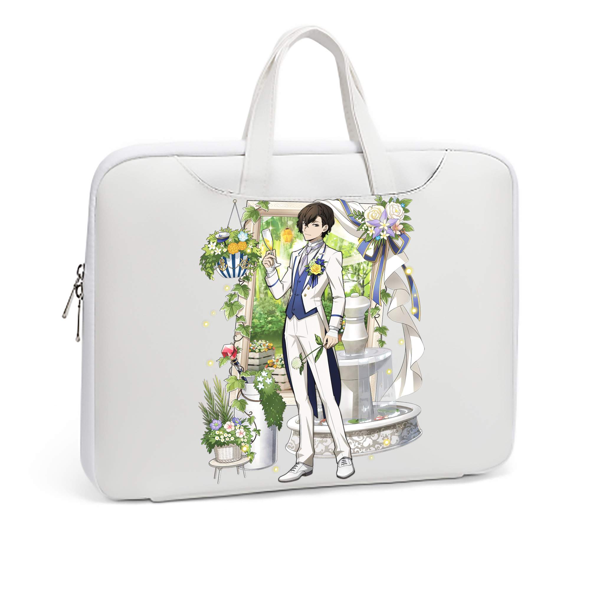 （画像用） 文豪ストレイドッグス Bungo Stray Dogs レザーラップトップバッグ　ノートパソコンケース