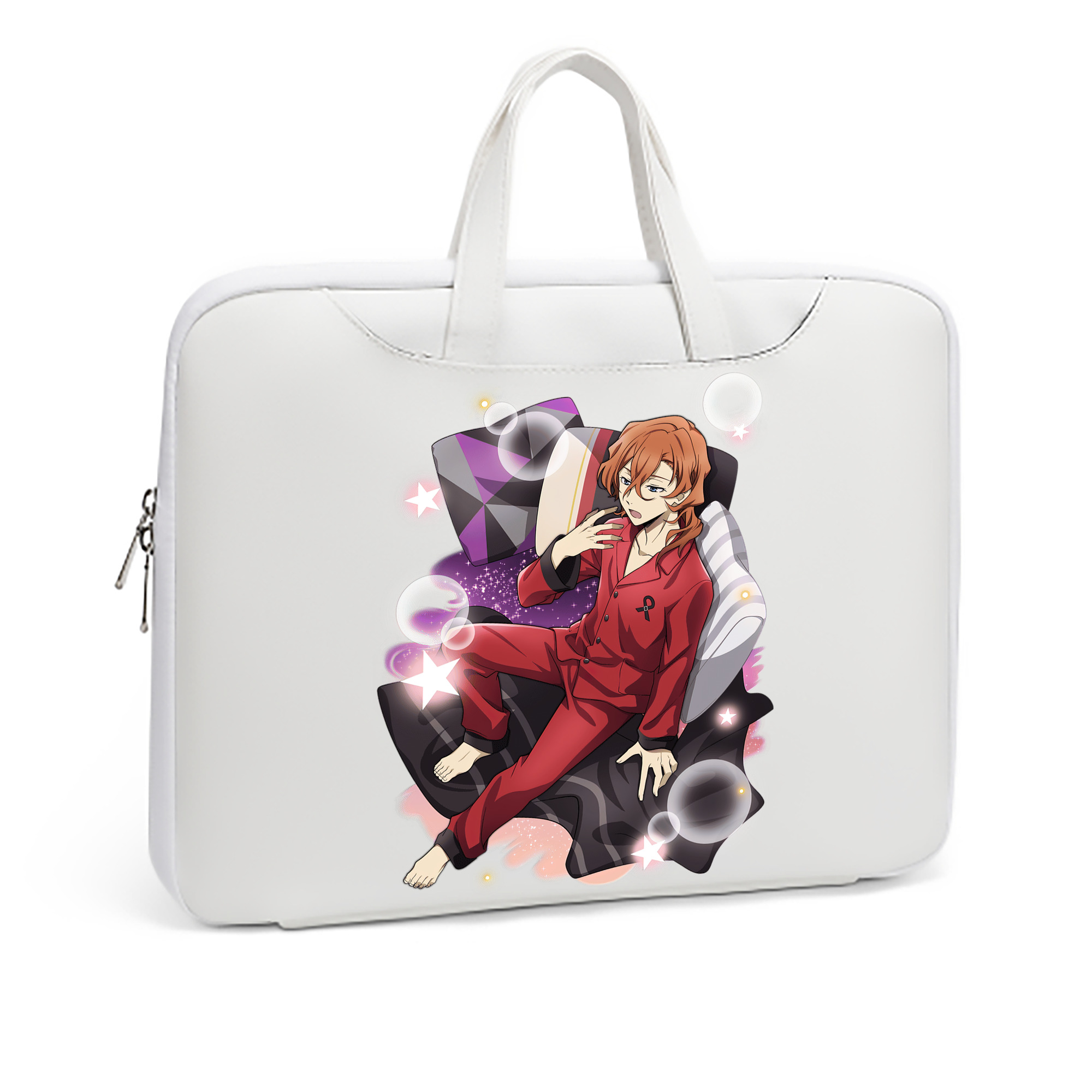 （画像用） 文豪ストレイドッグス Bungo Stray Dogs レザーラップトップバッグ　ノートパソコンケース