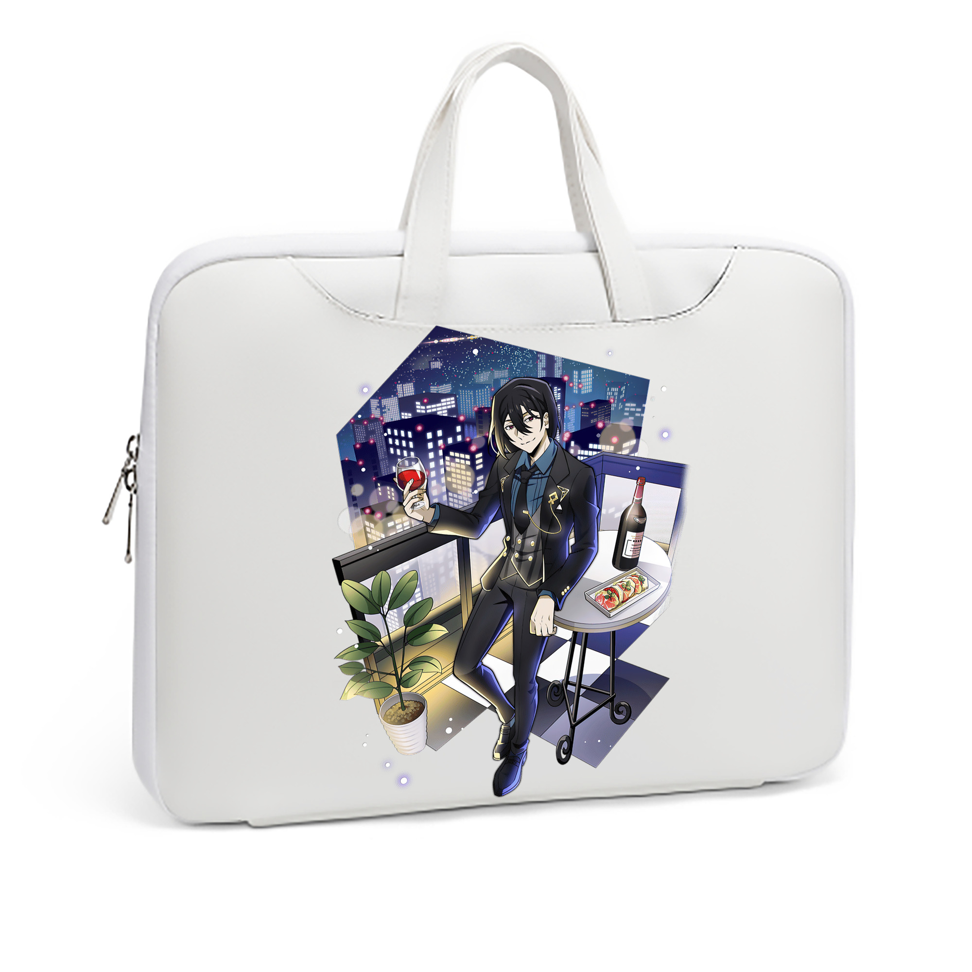 （画像用） 文豪ストレイドッグス Bungo Stray Dogs レザーラップトップバッグ　ノートパソコンケース